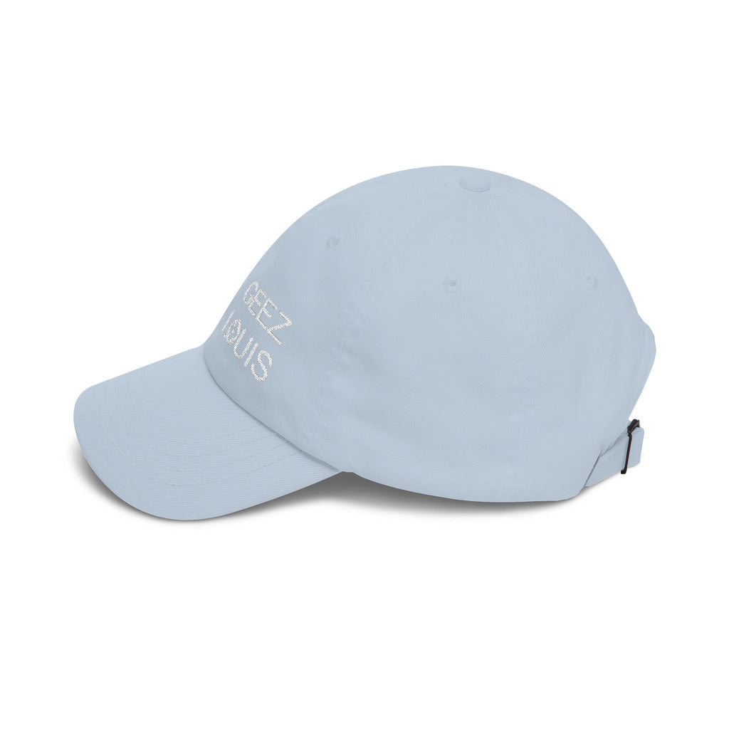 Dad Cap — Minimal 'Geez Louis' Embroidered Baseball Hat