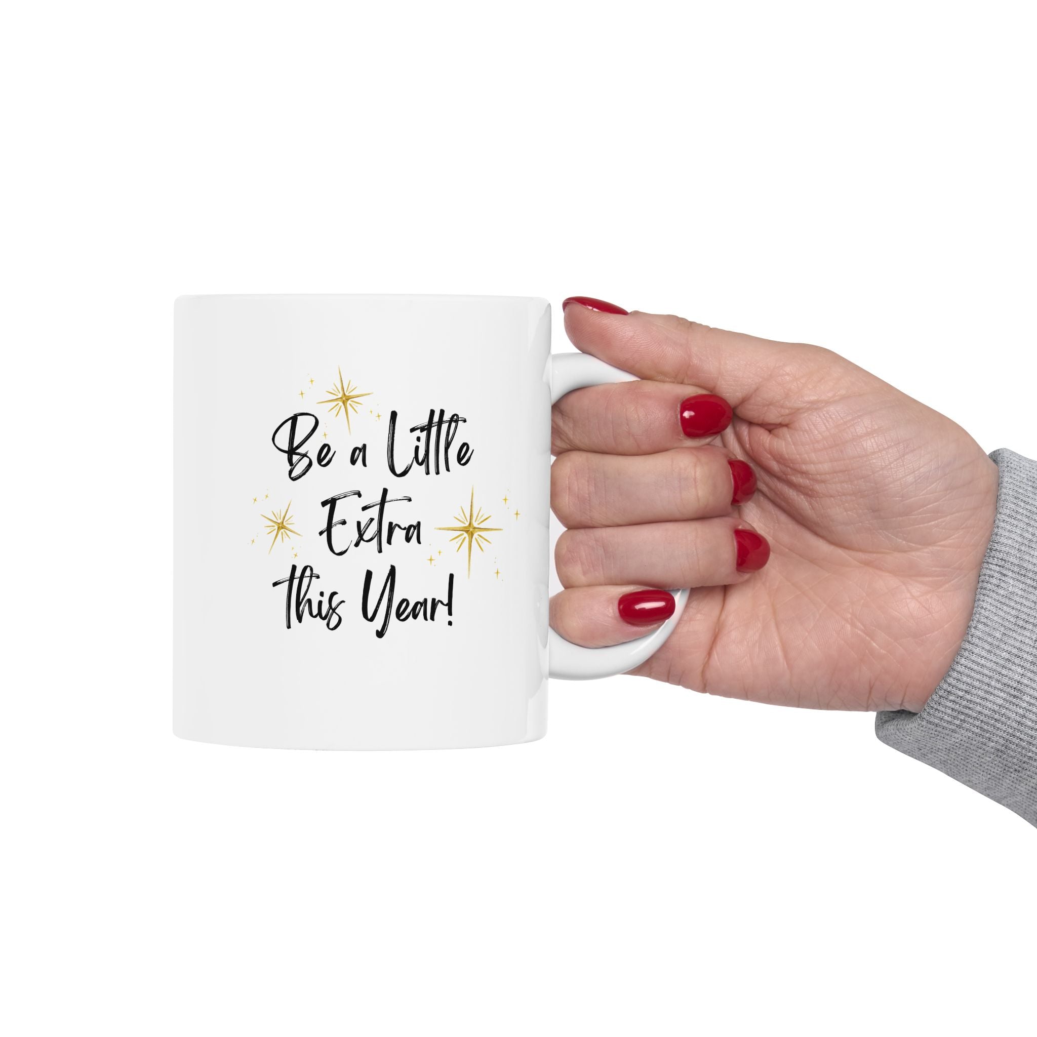 Start the Day with Magic Ceramic Mug — Inspirational Coffee & Tea Cup