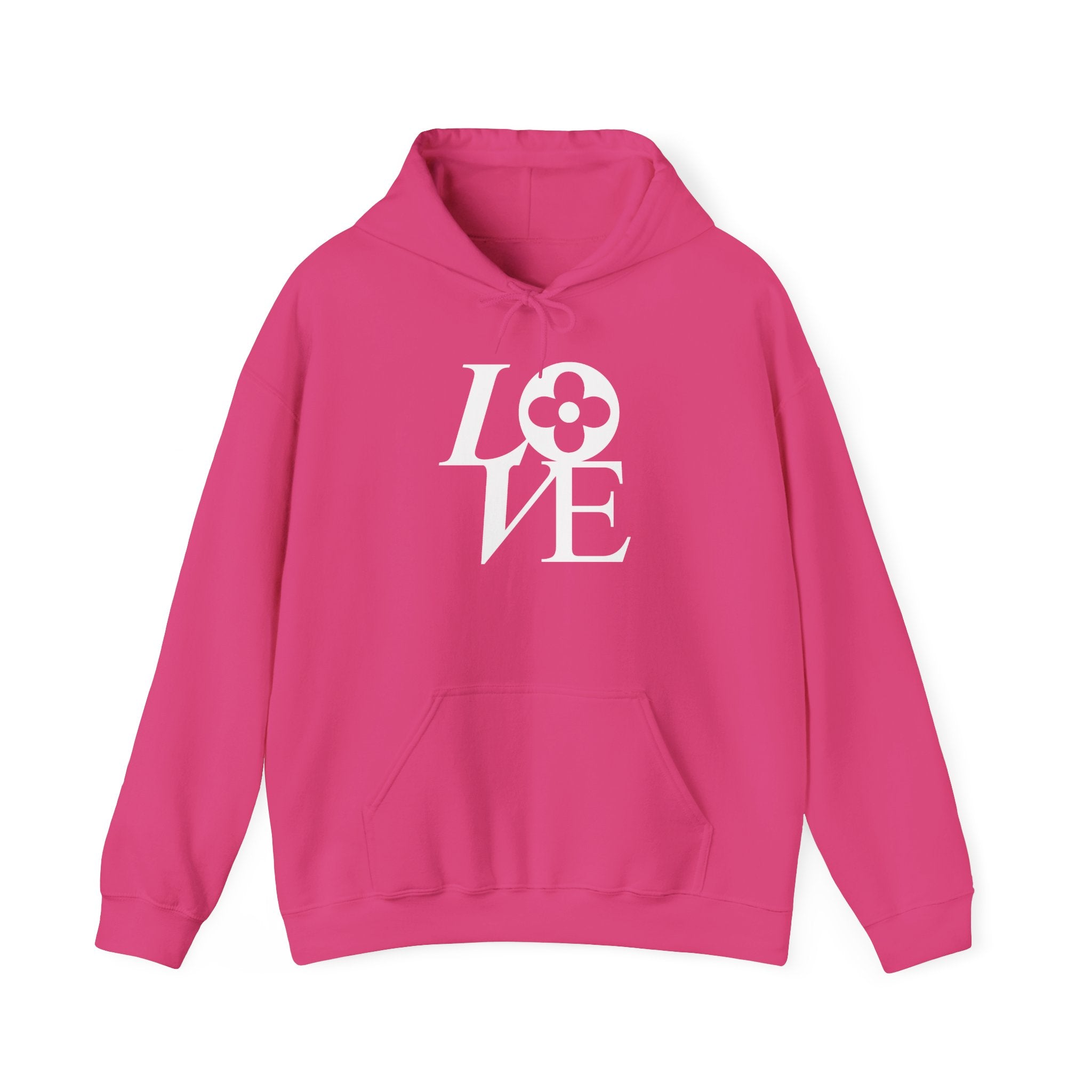 Love Hoodie - Cozy Couples Sweatshirt, Valentine's Day Gift, Heart Graphic Pullover, Romantic Apparel, Warm Relationship Jumper