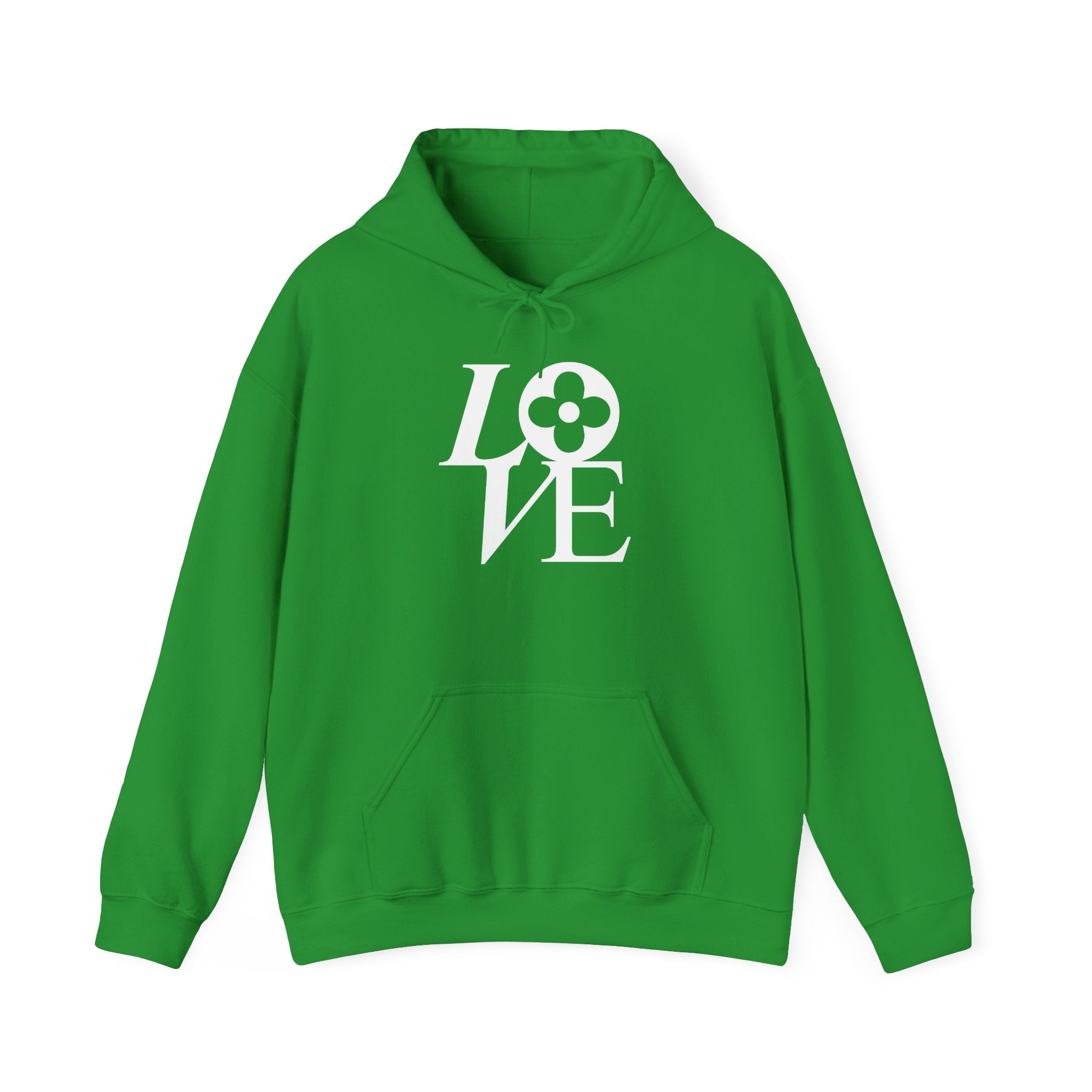 Love Hoodie - Cozy Couples Sweatshirt, Valentine's Day Gift, Heart Graphic Pullover, Romantic Apparel, Warm Relationship Jumper