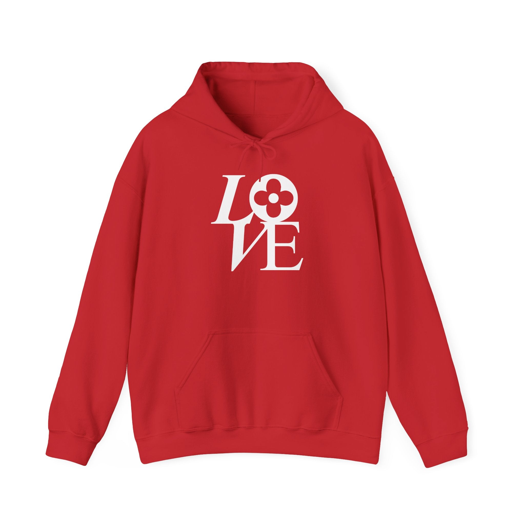 Love Hoodie - Cozy Couples Sweatshirt, Valentine's Day Gift, Heart Graphic Pullover, Romantic Apparel, Warm Relationship Jumper