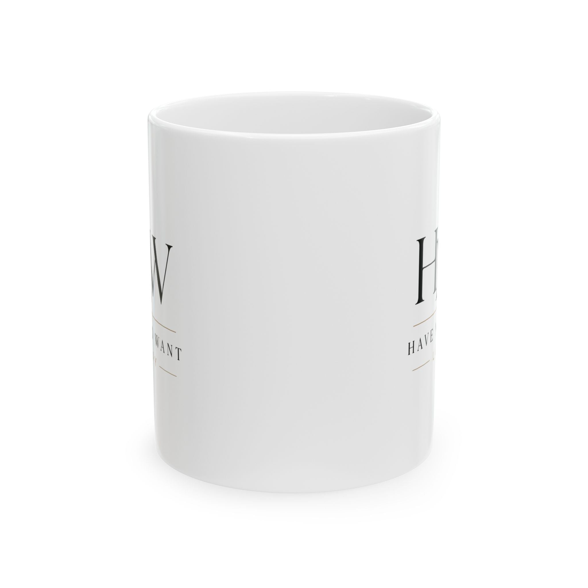 HNW Have Need Want Luxury Mug