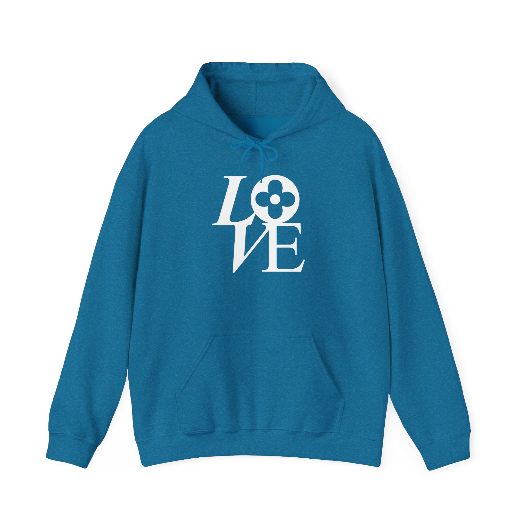 Love Hoodie - Cozy Couples Sweatshirt, Valentine's Day Gift, Heart Graphic Pullover, Romantic Apparel, Warm Relationship Jumper