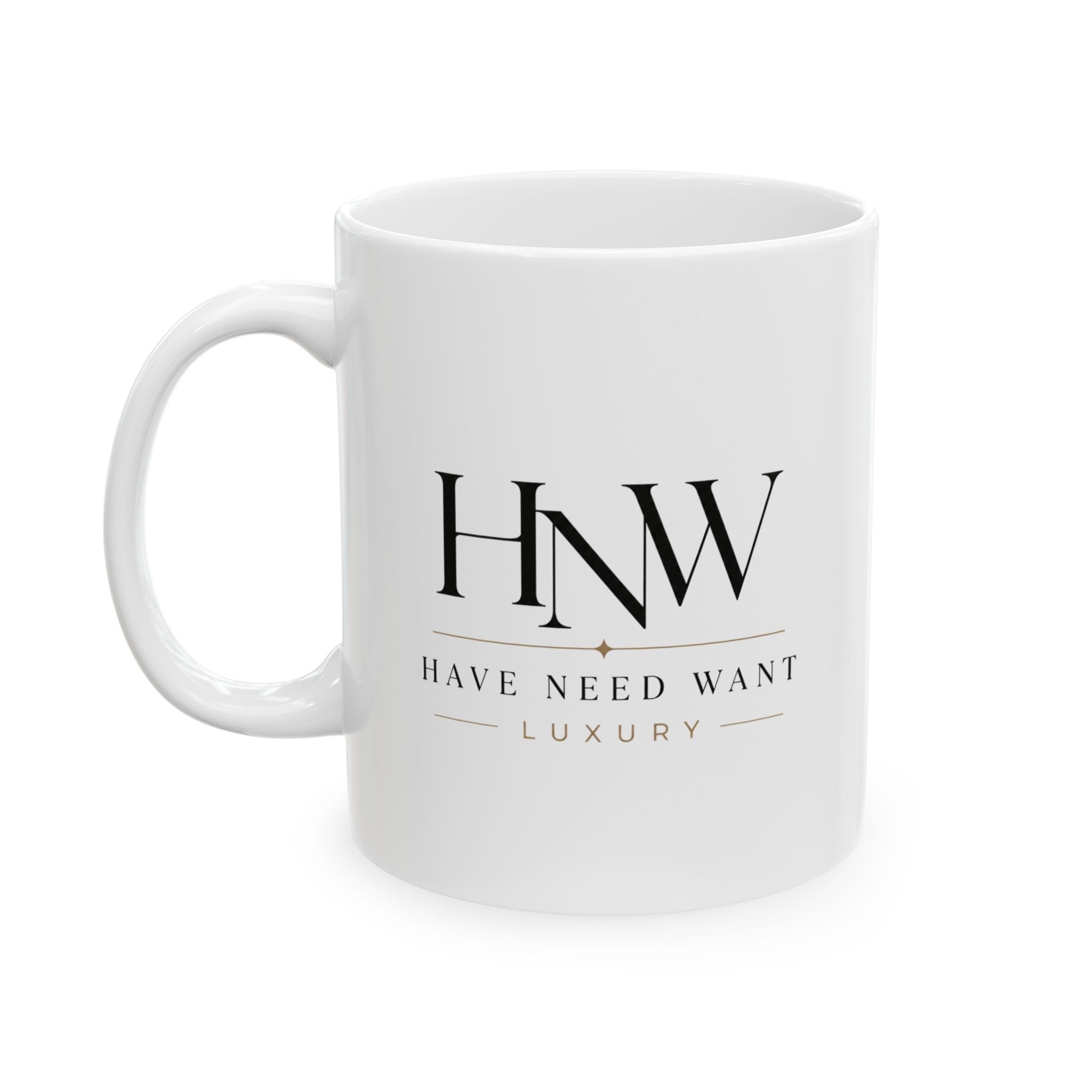 HNW Have Need Want Luxury Mug