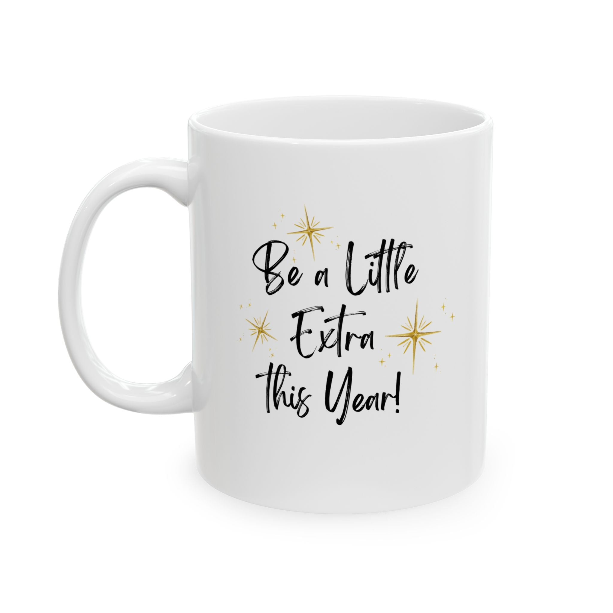 Start the Day with Magic Ceramic Mug — Inspirational Coffee & Tea Cup