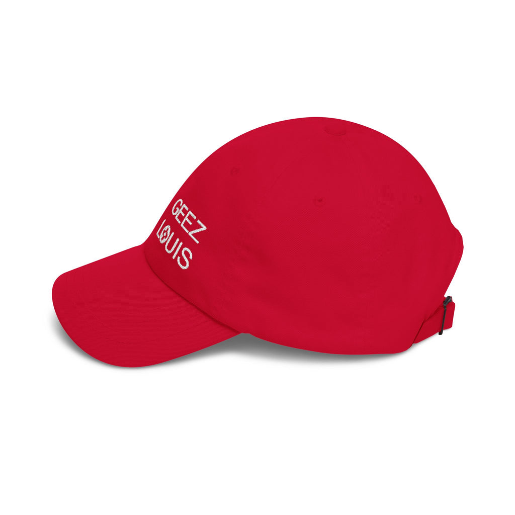 Dad Cap — Minimal 'Geez Louis' Embroidered Baseball Hat