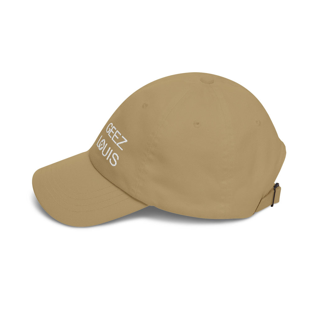 Dad Cap — Minimal 'Geez Louis' Embroidered Baseball Hat