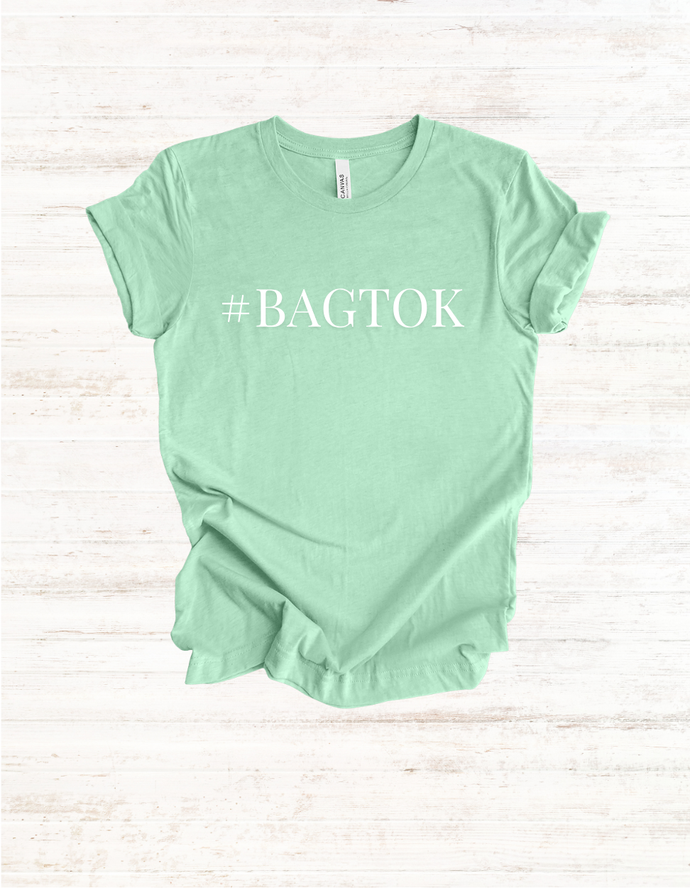 #BAGTOK T-Shirt | Trendy Hashtag Graphic Tee, Social Media Slogan Shirt