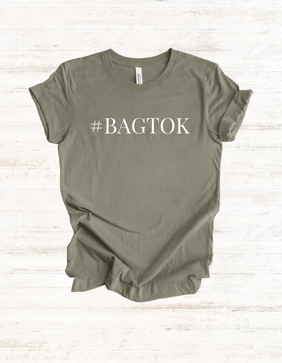 #BAGTOK T-Shirt | Trendy Hashtag Graphic Tee, Social Media Slogan Shirt