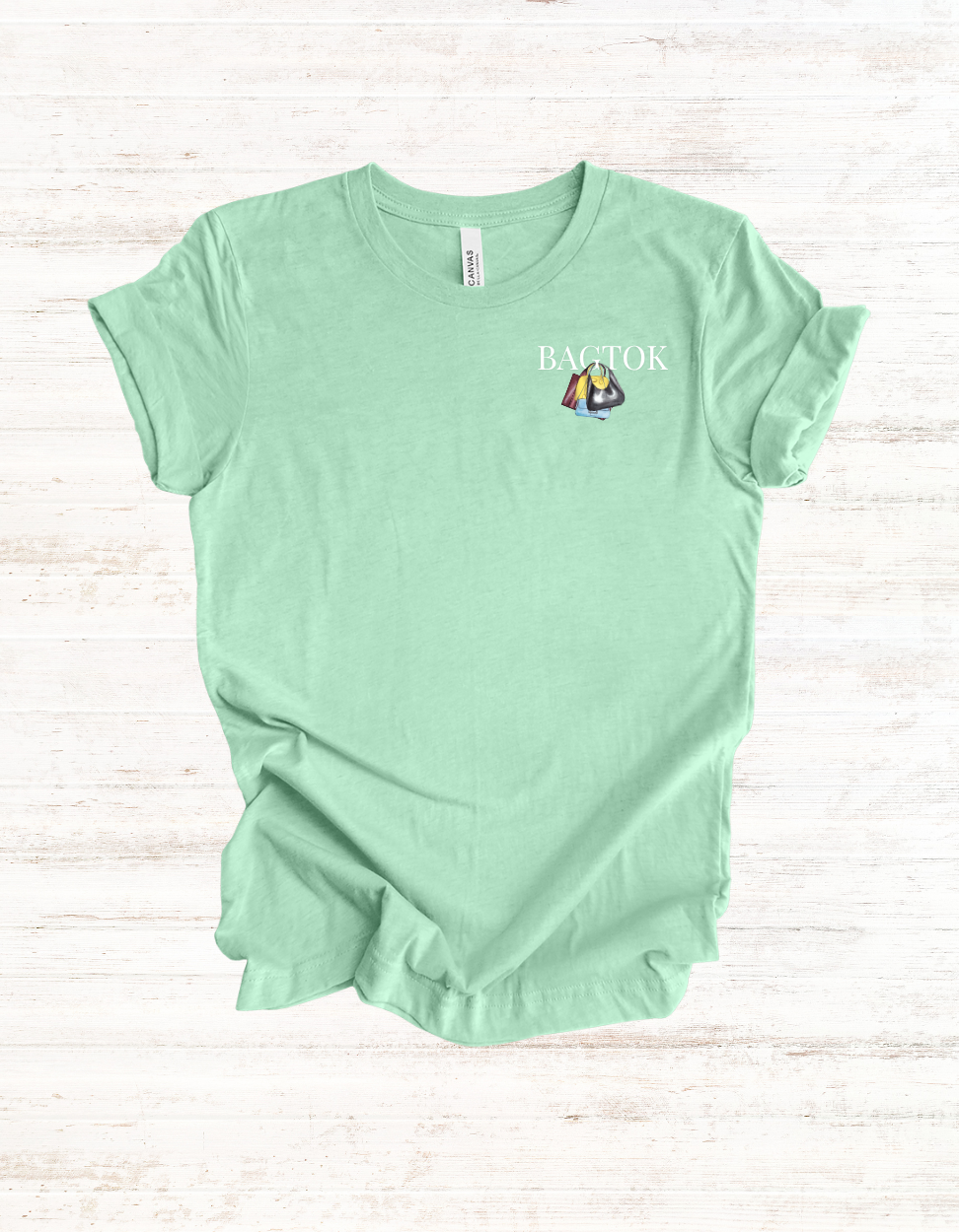 Addicted to Bagtok Bag Collection Tee | Handbag Illustration T-Shirt