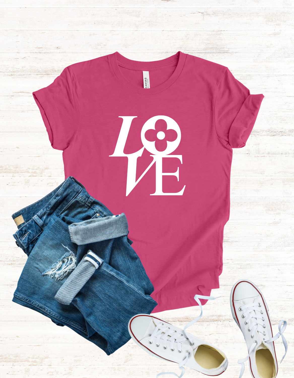 LOVE T-shirt | Graphic Tee | Valentine's Day T-Shirt | Love Day | Casual Short Sleeve Tee