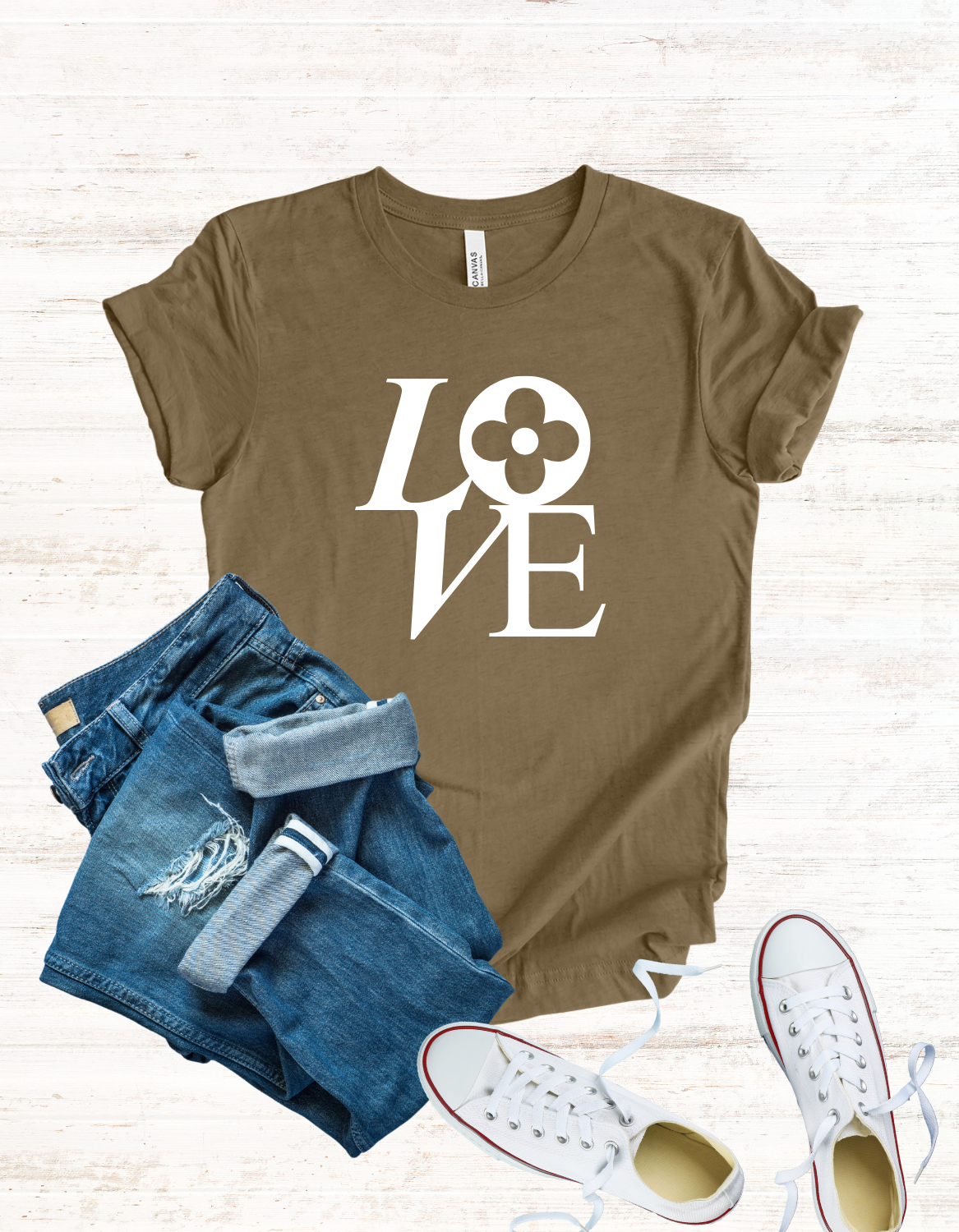 LOVE T-shirt | Graphic Tee | Valentine's Day T-Shirt | Love Day | Casual Short Sleeve Tee