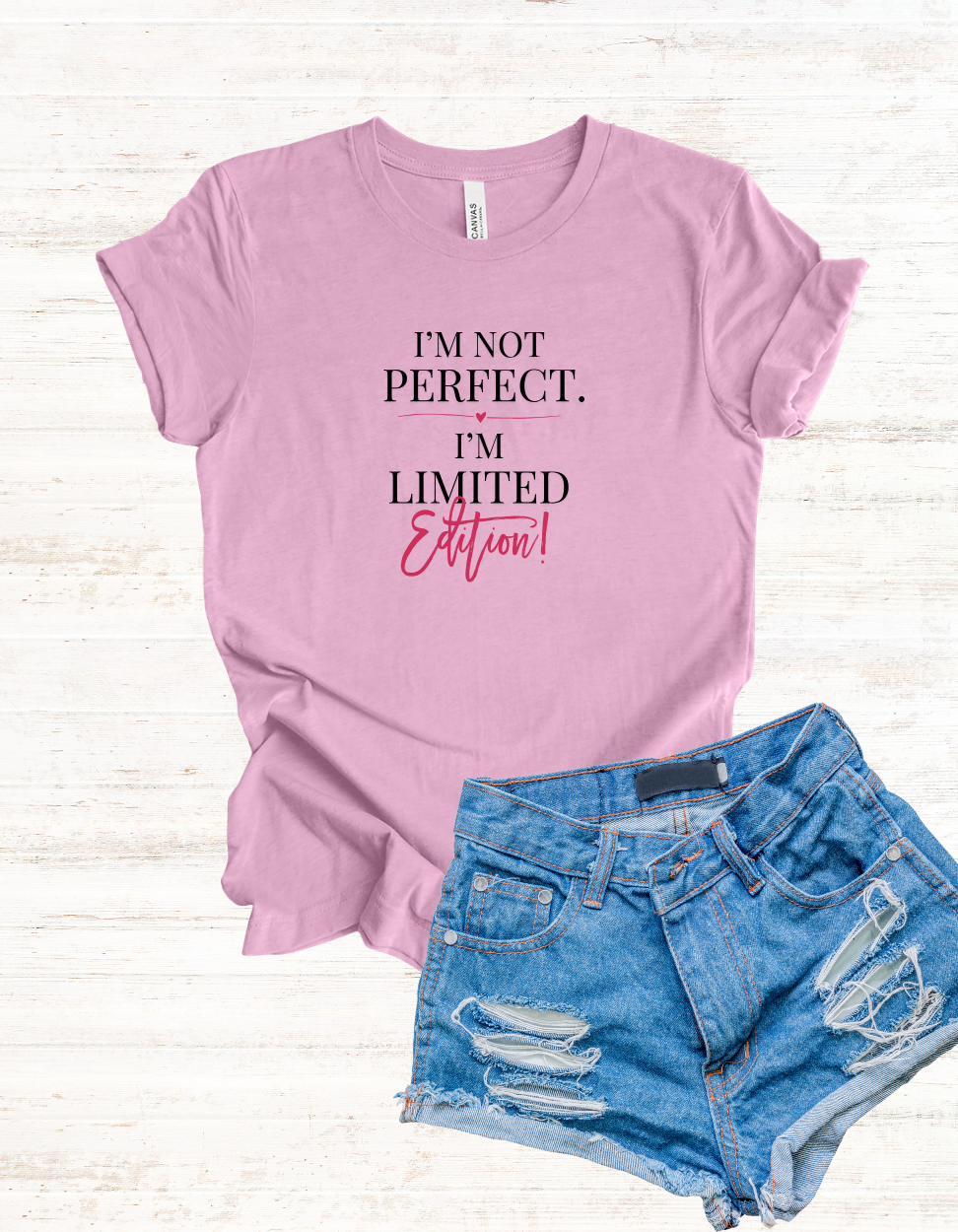 I'm Not Perfect I'm Limited Edition T-Shirt | Typography Tee