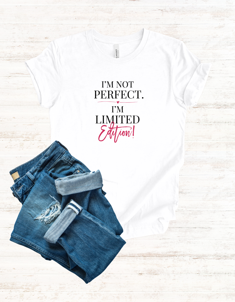 I'm Not Perfect I'm Limited Edition T-Shirt | Typography Tee