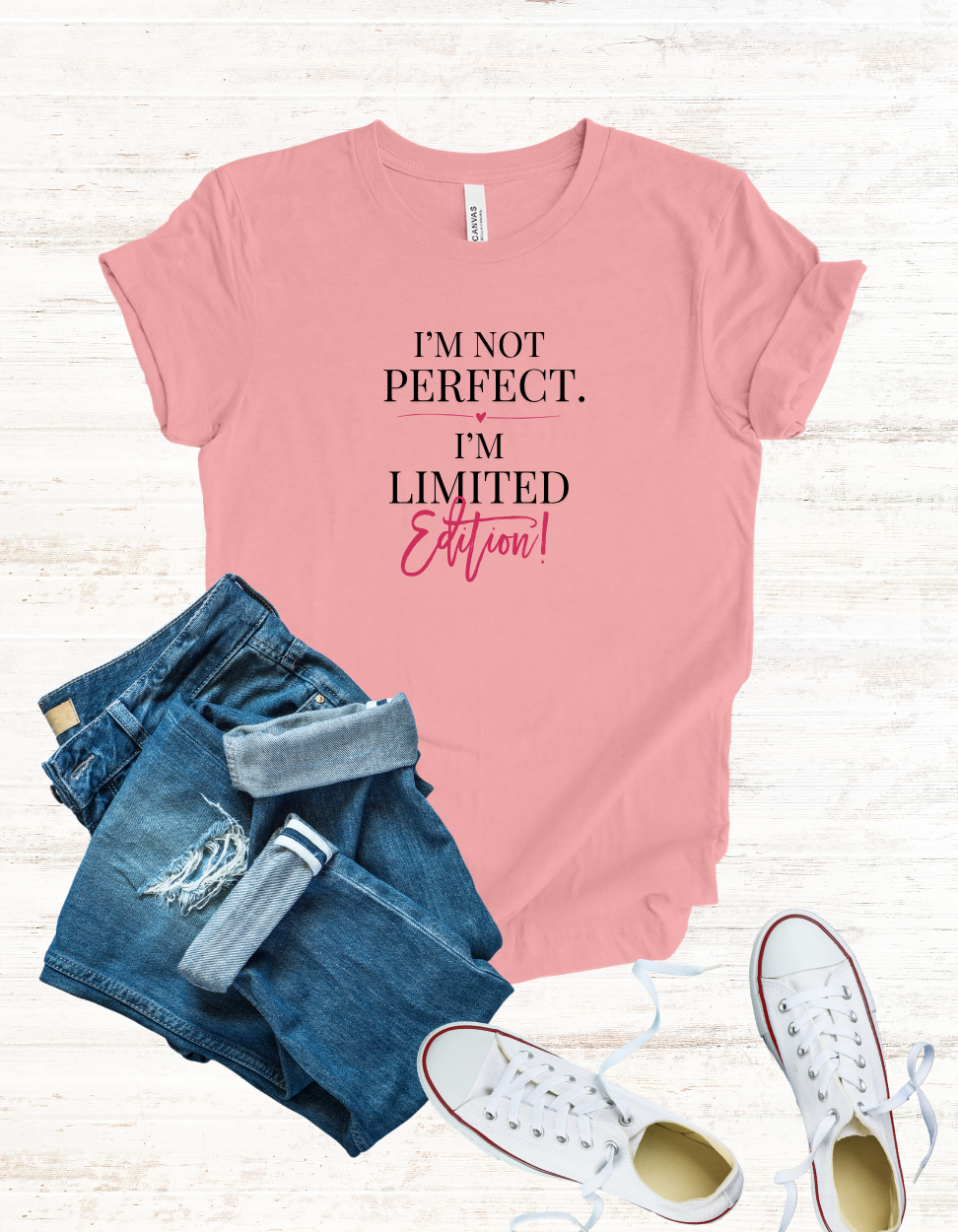 I'm Not Perfect I'm Limited Edition T-Shirt | Typography Tee