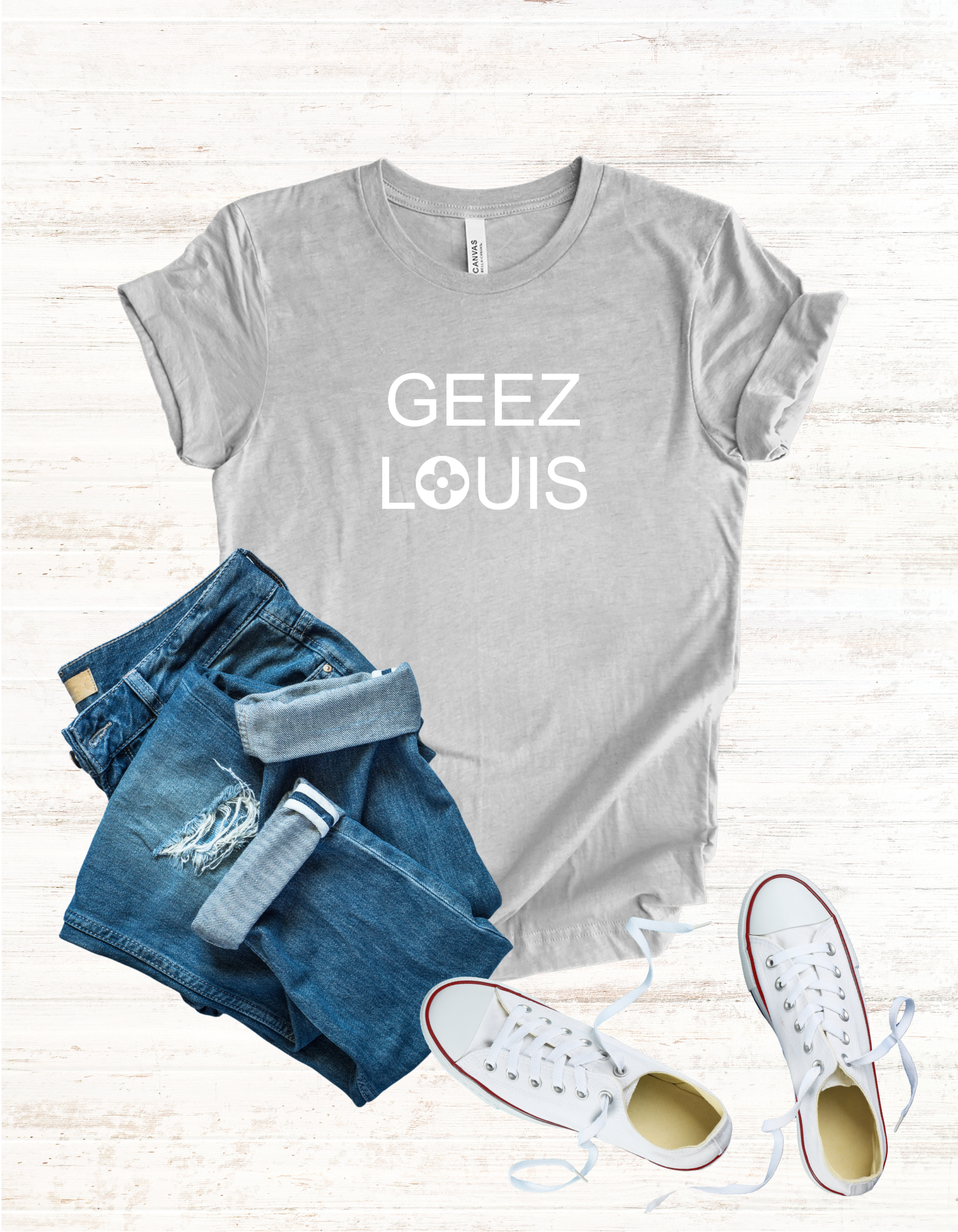 GEEZ LOUIS Graphic Tshirt, Luxury Lover Tee, Unisex Shirt, Short Sleeve Top, Fashion Tee Gift
