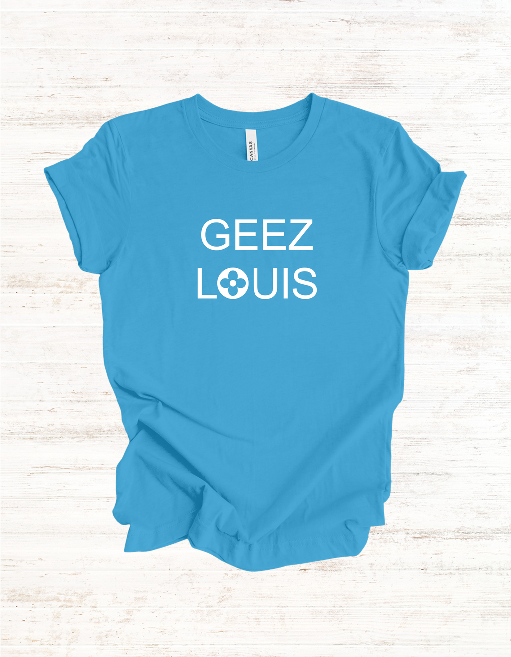 GEEZ LOUIS Graphic Tshirt, Luxury Lover Tee, Unisex Shirt, Short Sleeve Top, Fashion Tee Gift