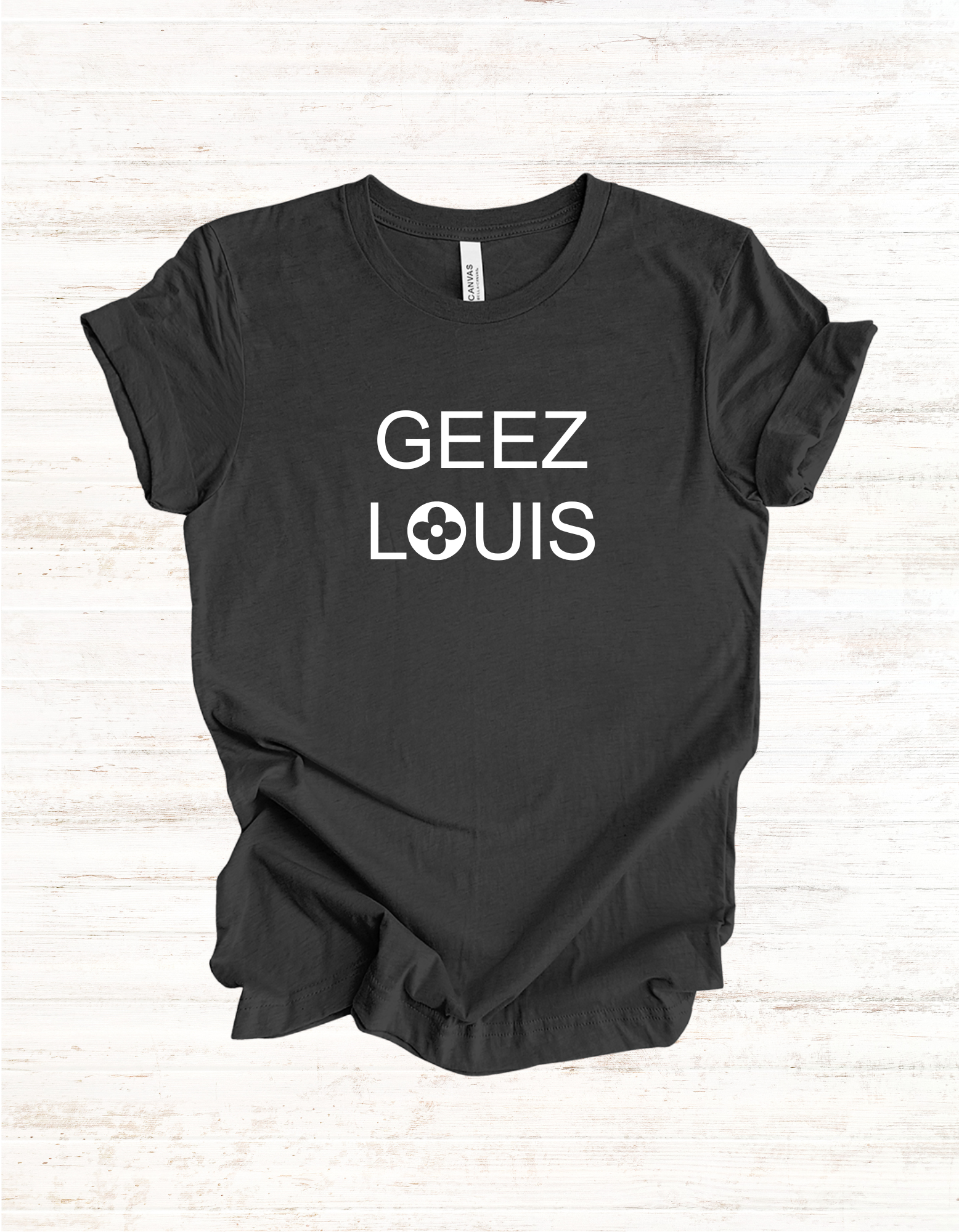 GEEZ LOUIS Graphic Tshirt, Luxury Lover Tee, Unisex Shirt, Short Sleeve Top, Fashion Tee Gift
