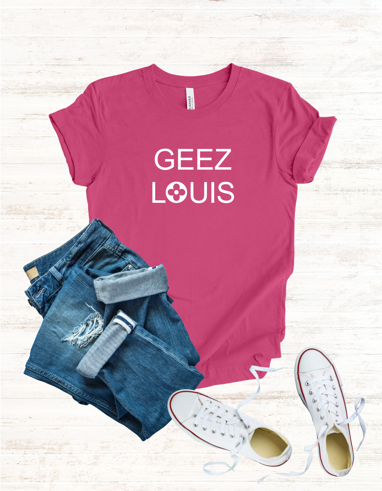 GEEZ LOUIS Graphic Tshirt, Luxury Lover Tee, Unisex Shirt, Short Sleeve Top, Fashion Tee Gift