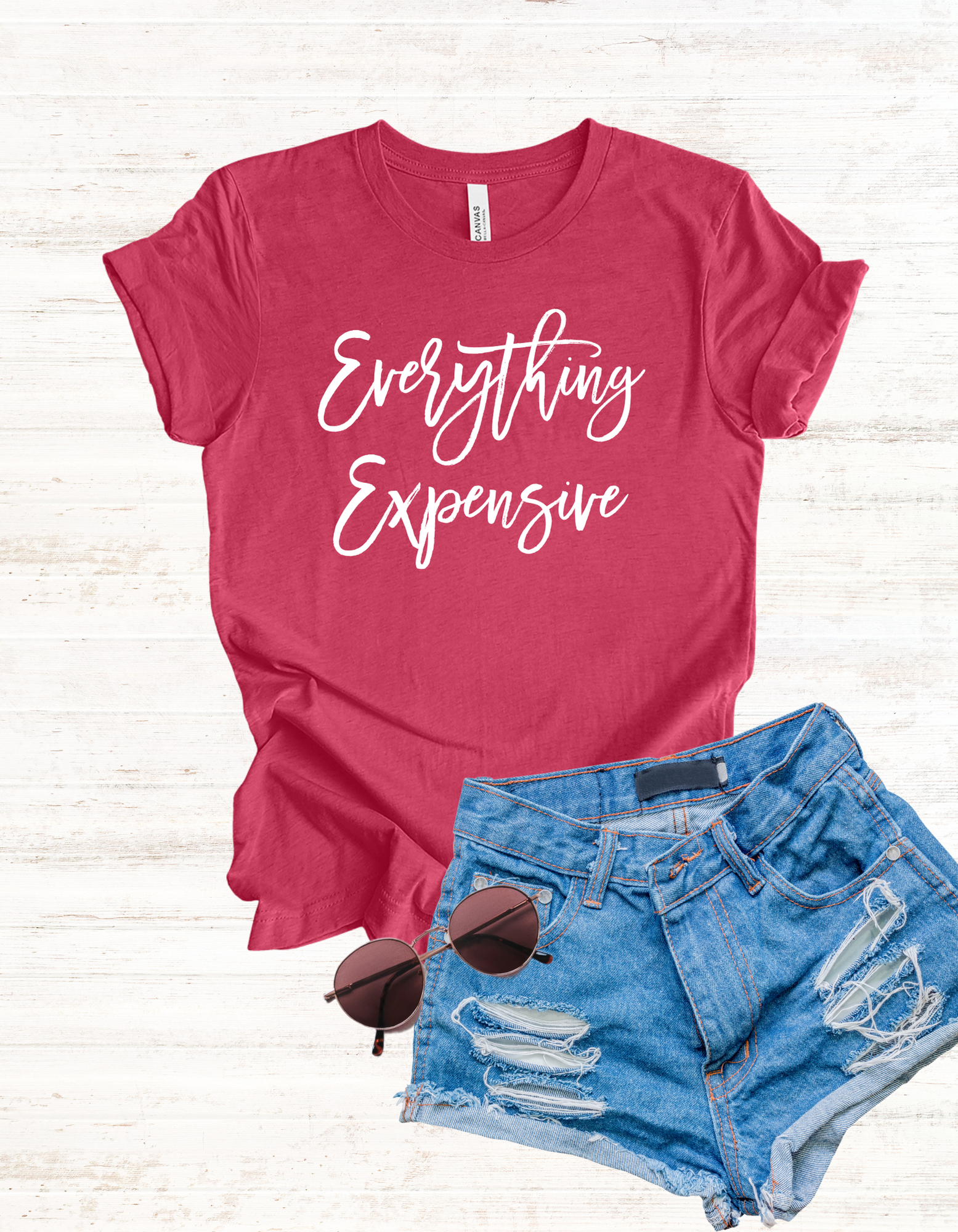 Luxury Lover Graphic Tee, Everything Expensive Unisex Shirt, Fashionista T-Shirt, Designer Brand Top, High-End Apparel Gift