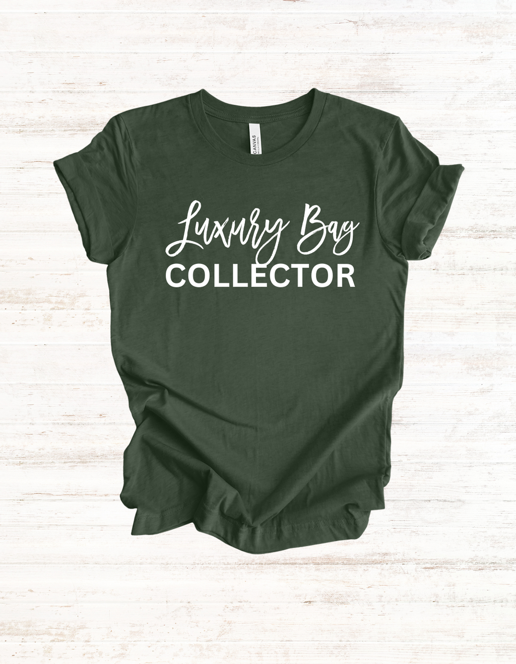 Luxury Bag Collector Graphic T-shirt | Luxury Lover | Handbag Collector