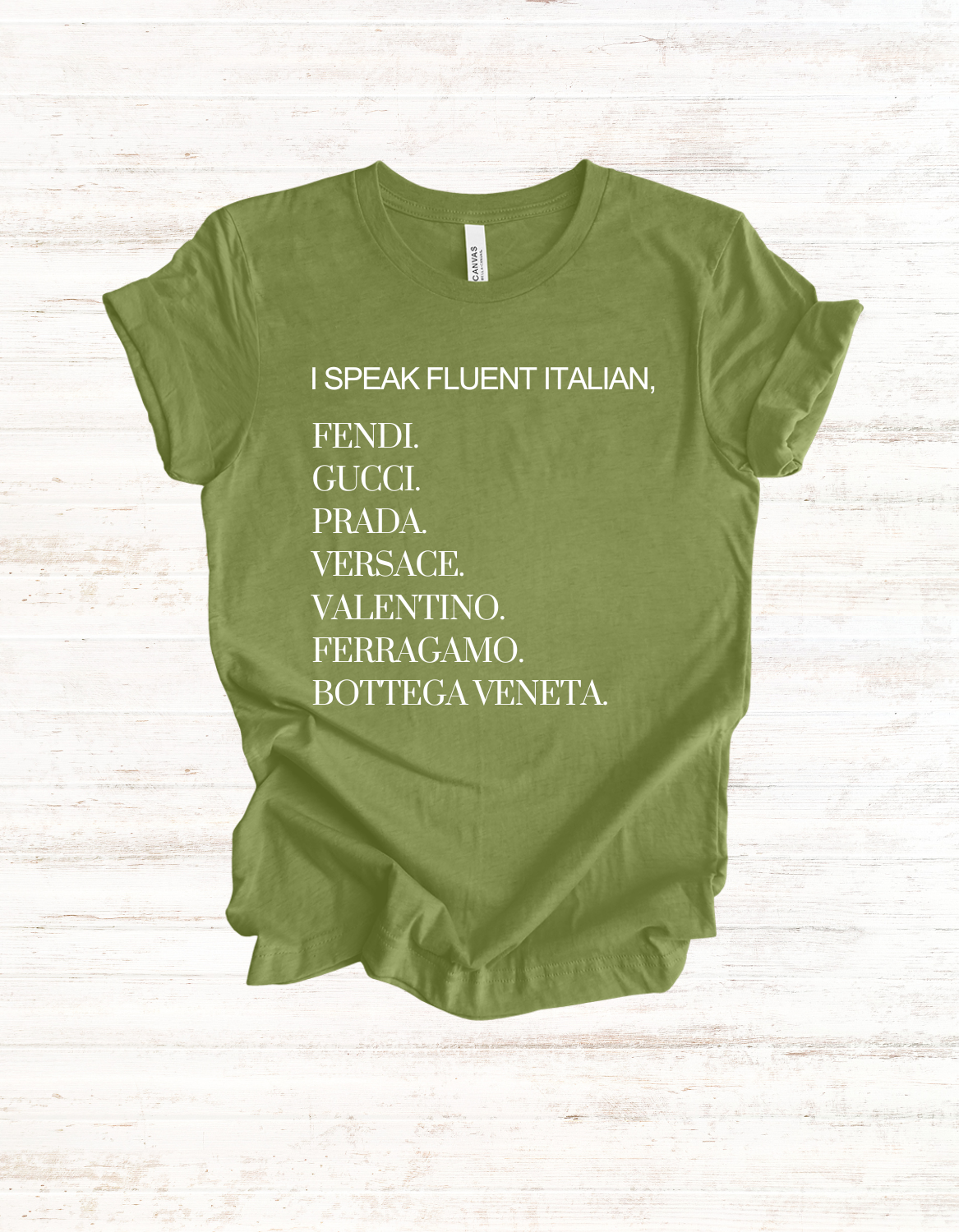 Luxury Lover Italian Graphic Tee, Unisex Shirt for Italy Enthusiasts, Fluent Italian Language Tee, Stylish Tee for Italian Speakers,