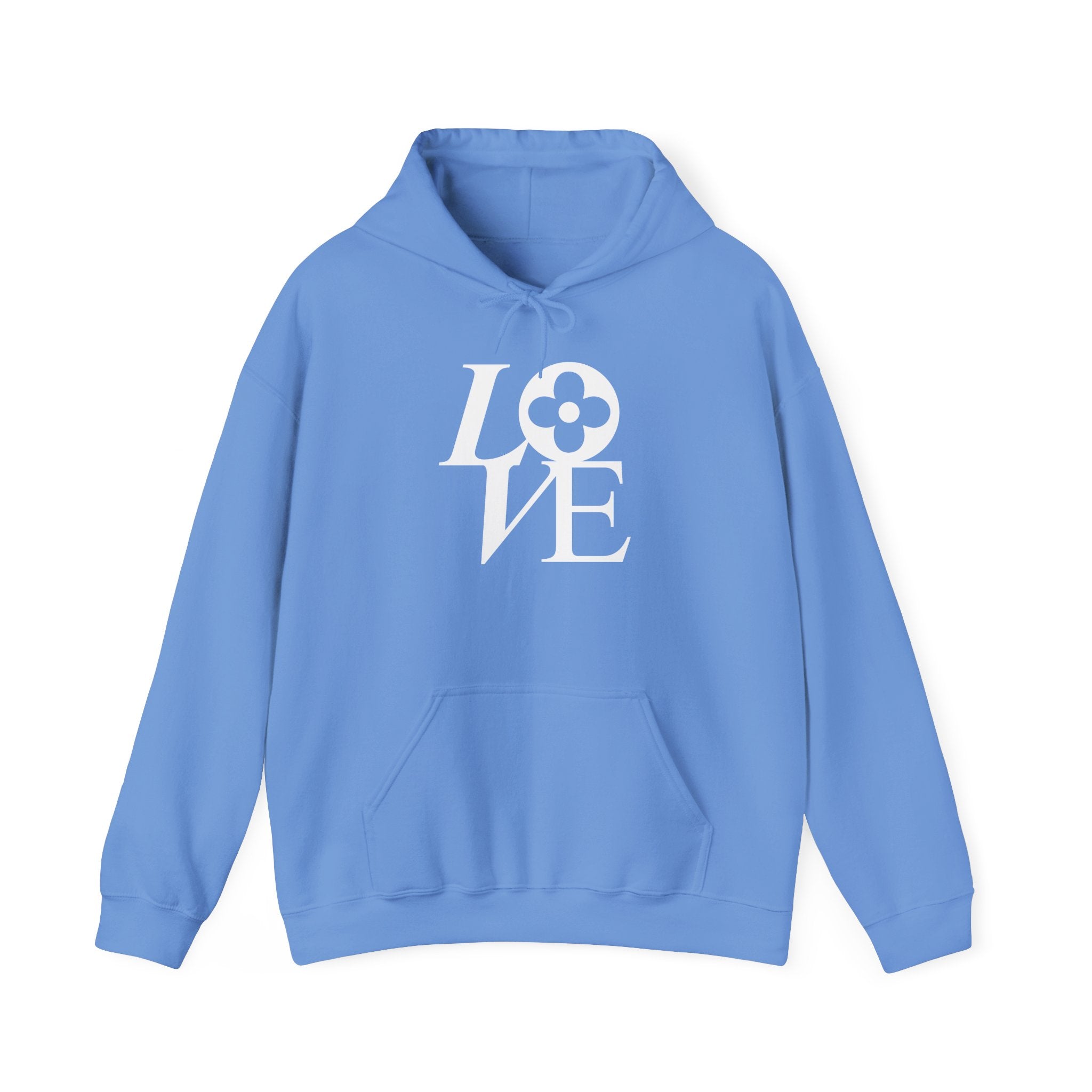 Love Hoodie - Cozy Couples Sweatshirt, Valentine's Day Gift, Heart Graphic Pullover, Romantic Apparel, Warm Relationship Jumper