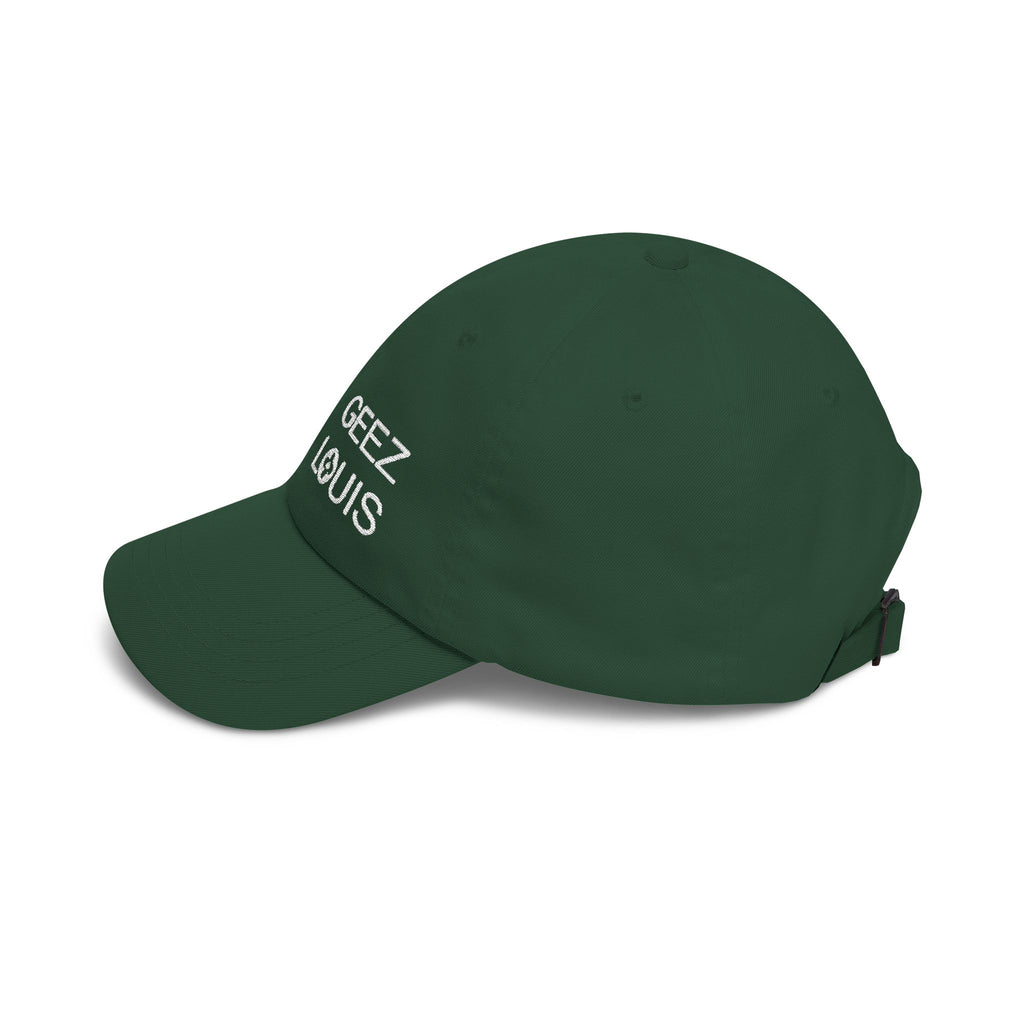 Dad Cap — Minimal 'Geez Louis' Embroidered Baseball Hat