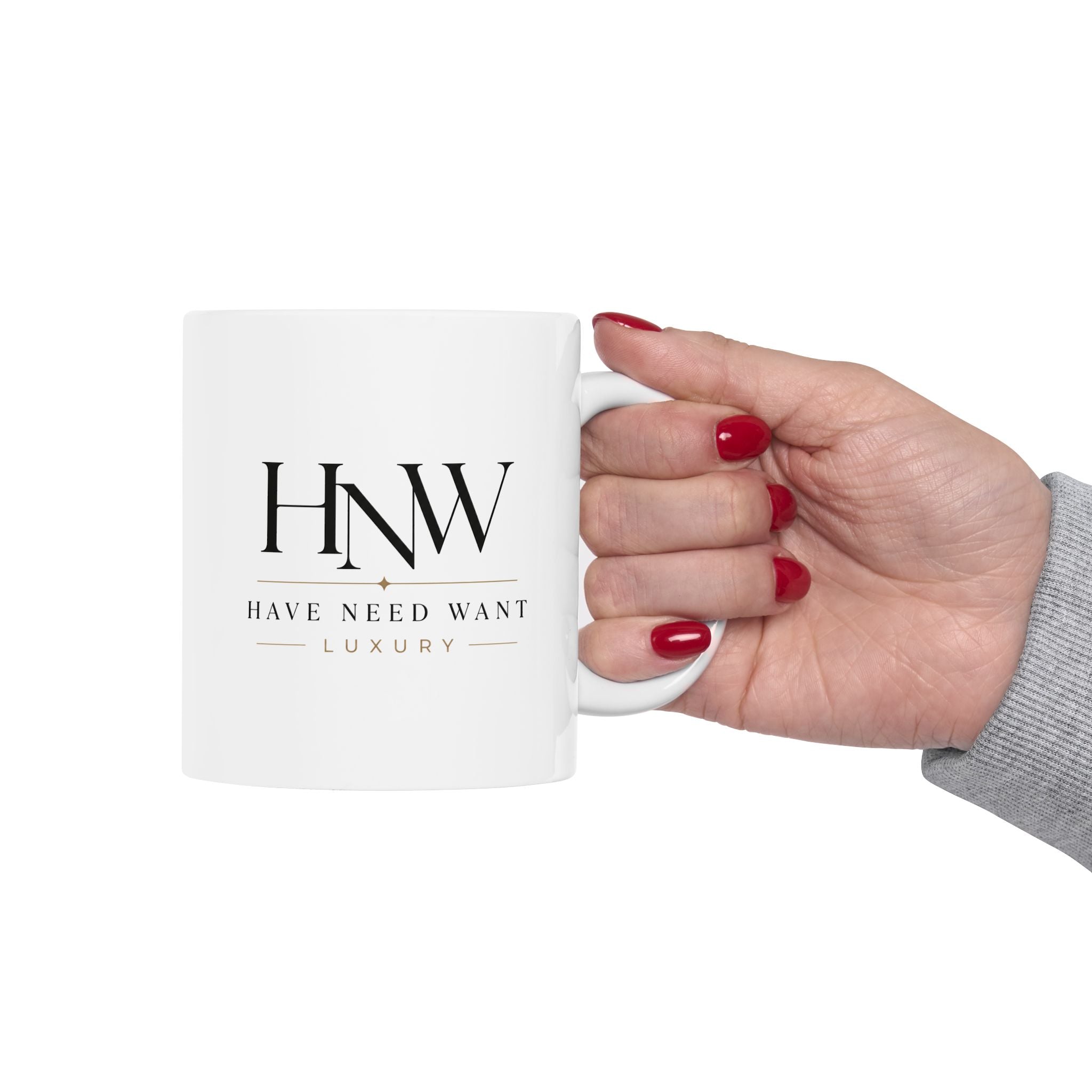 HNW Have Need Want Luxury Mug