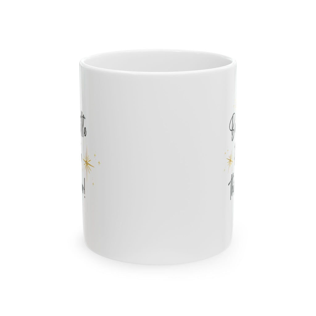 Start the Day with Magic Ceramic Mug — Inspirational Coffee & Tea Cup