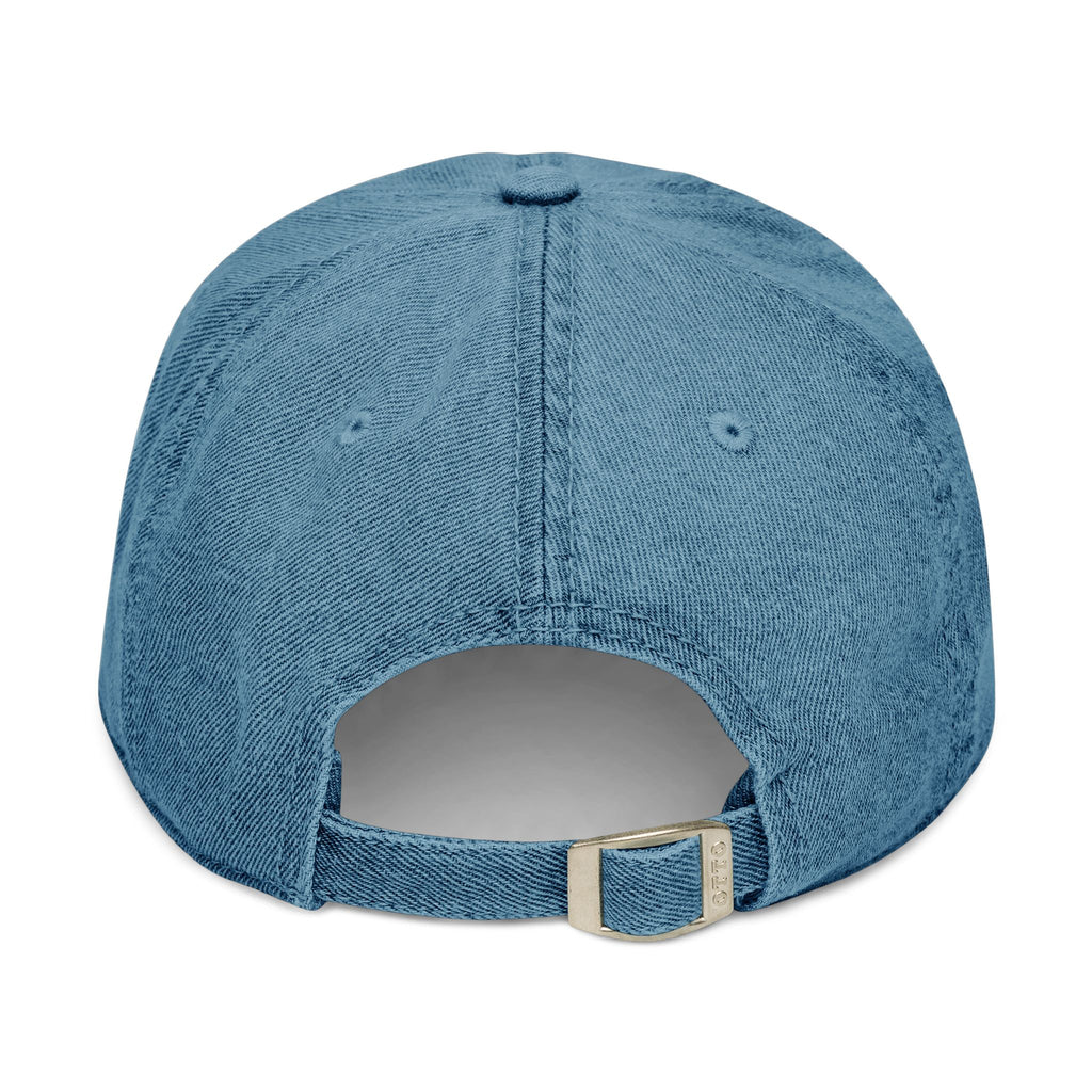 LOVE flower embroidery Denim Hat | Embroidered baseball cap, floral script