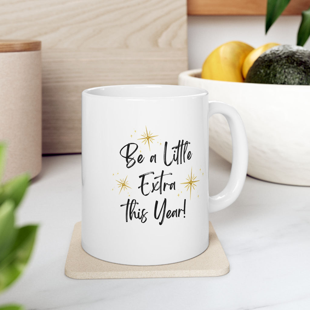 Start the Day with Magic Ceramic Mug — Inspirational Coffee & Tea Cup
