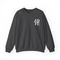 LOVE Floral embroidered crewneck sweatshirt