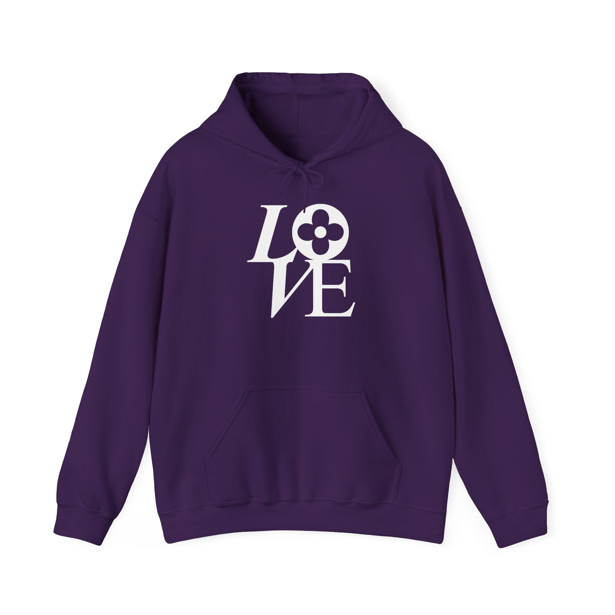 Love Hoodie - Cozy Couples Sweatshirt, Valentine's Day Gift, Heart Graphic Pullover, Romantic Apparel, Warm Relationship Jumper
