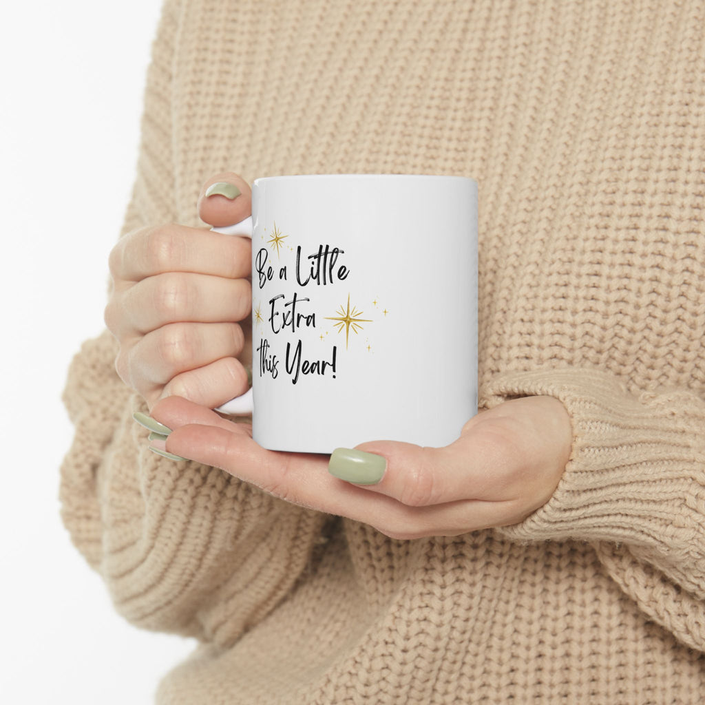 Start the Day with Magic Ceramic Mug — Inspirational Coffee & Tea Cup