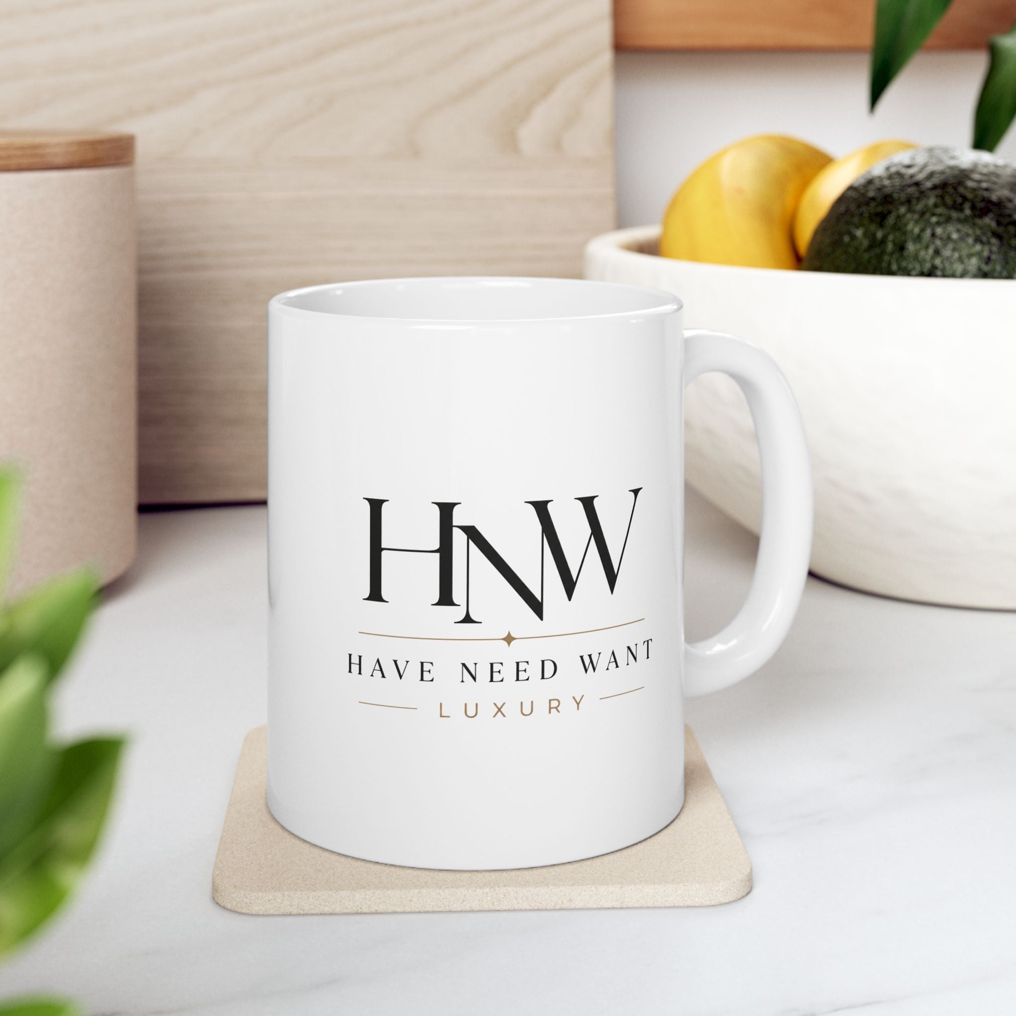 HNW Have Need Want Luxury Mug