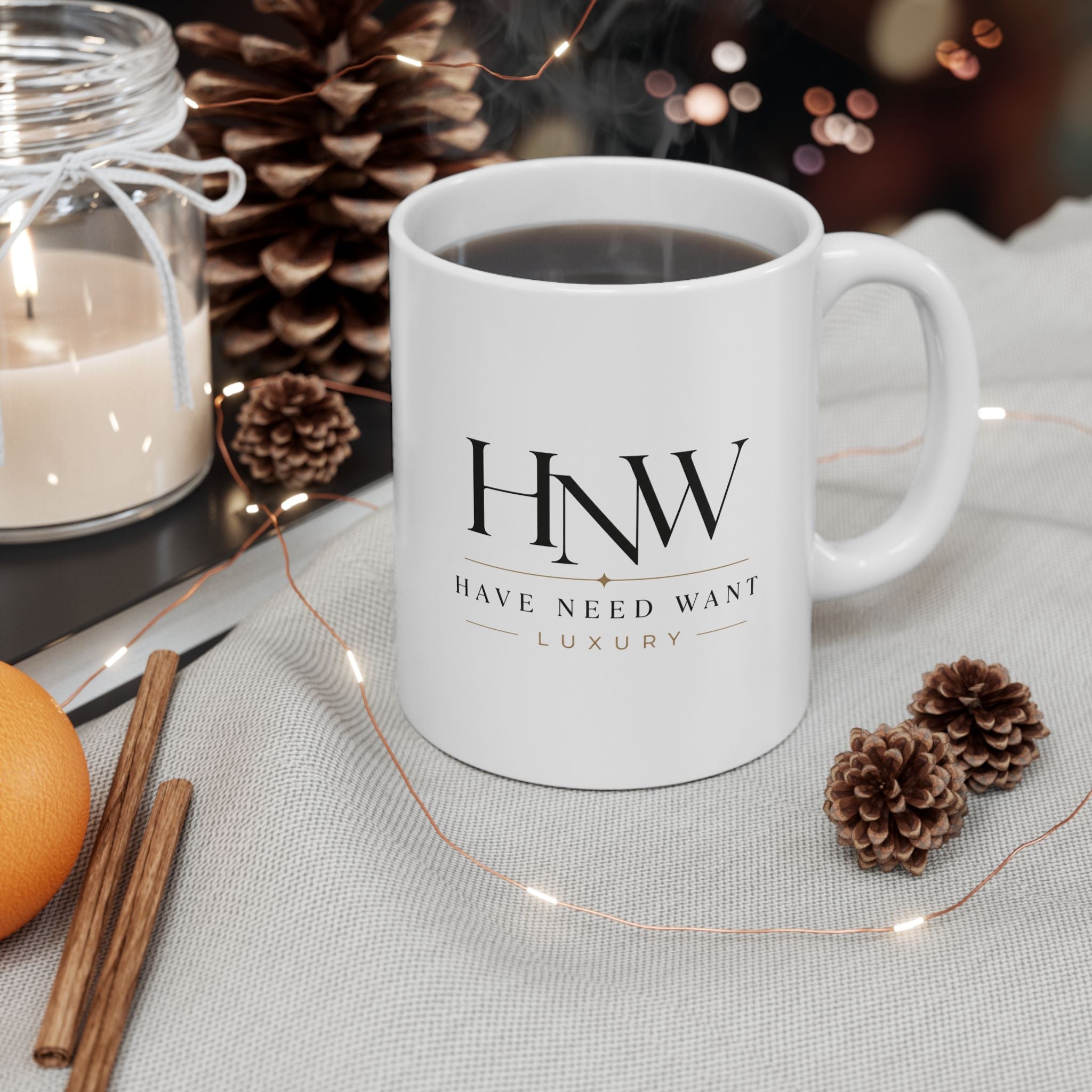 HNW Have Need Want Luxury Mug