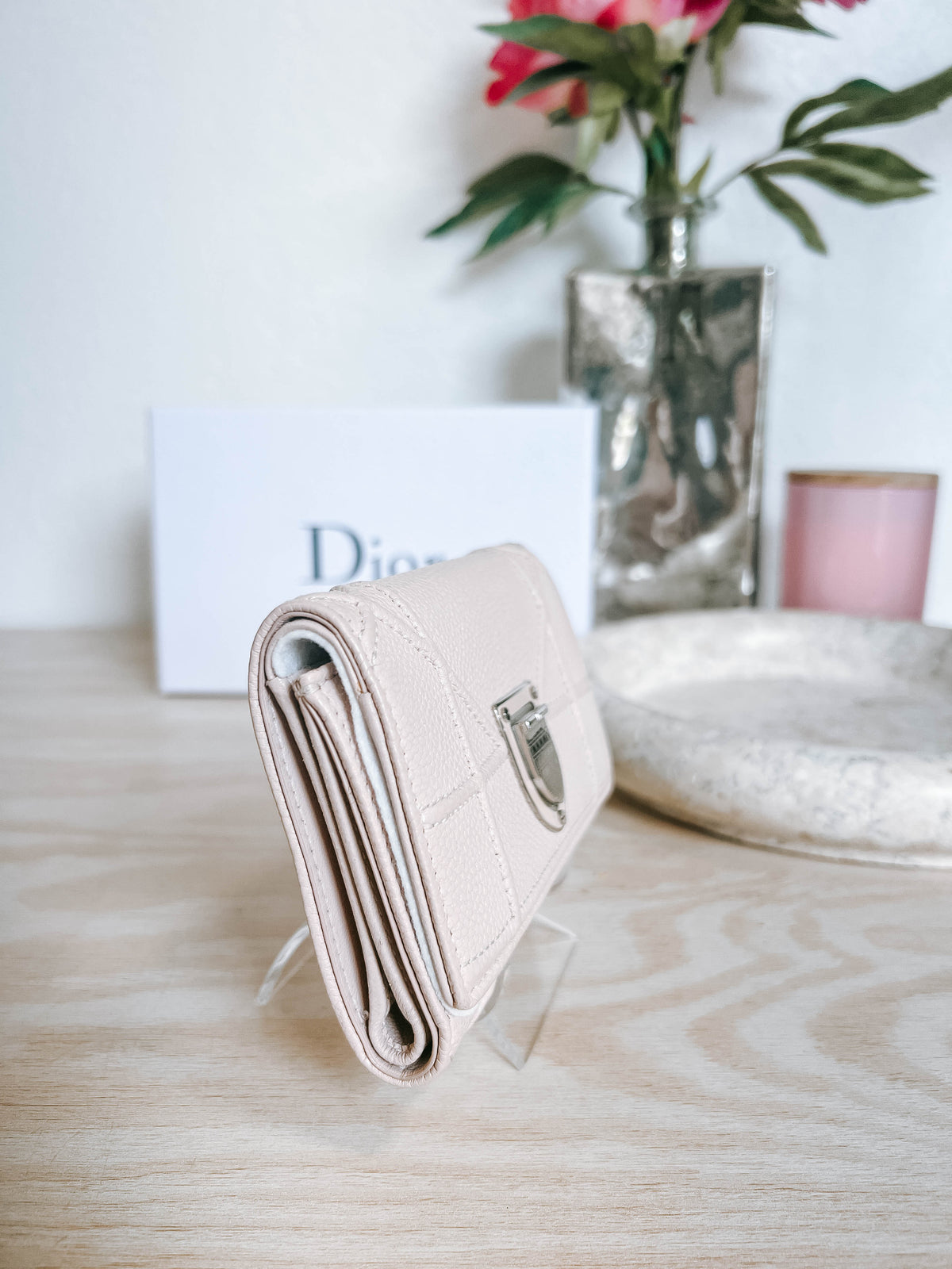 Pre-Owned Dior Diorama Compact Wallet *Final Sale*