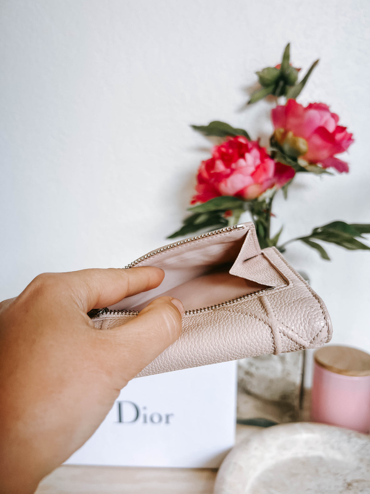 Pre-Owned Dior Diorama Compact Wallet *Final Sale*
