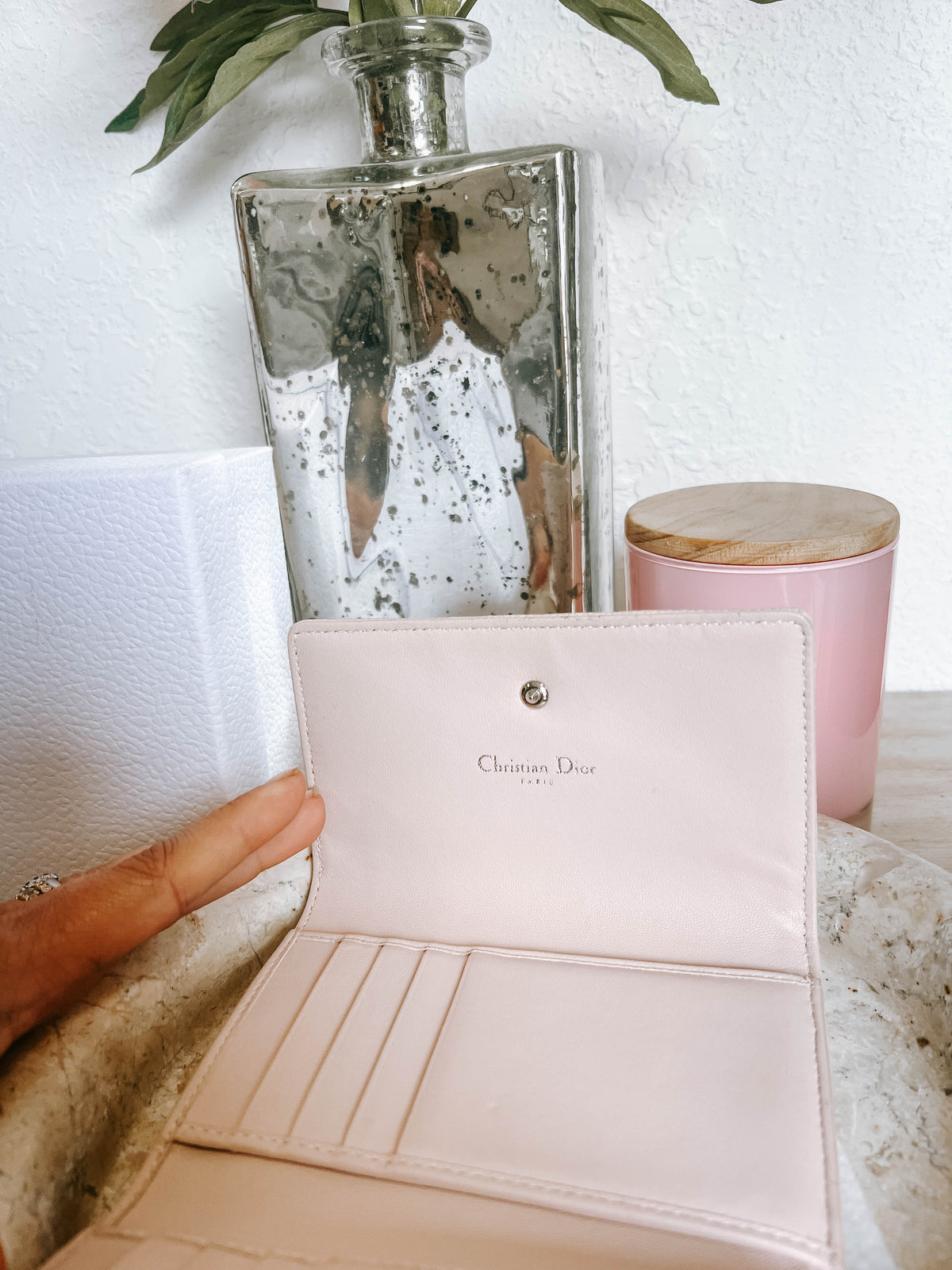Pre-Owned Dior Diorama Compact Wallet *Final Sale*