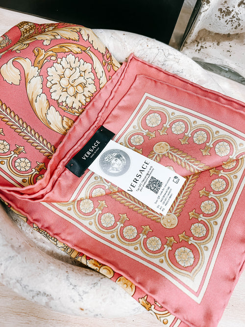 BNWT Versace Silk 75cm Square Scarf *Final Sale*