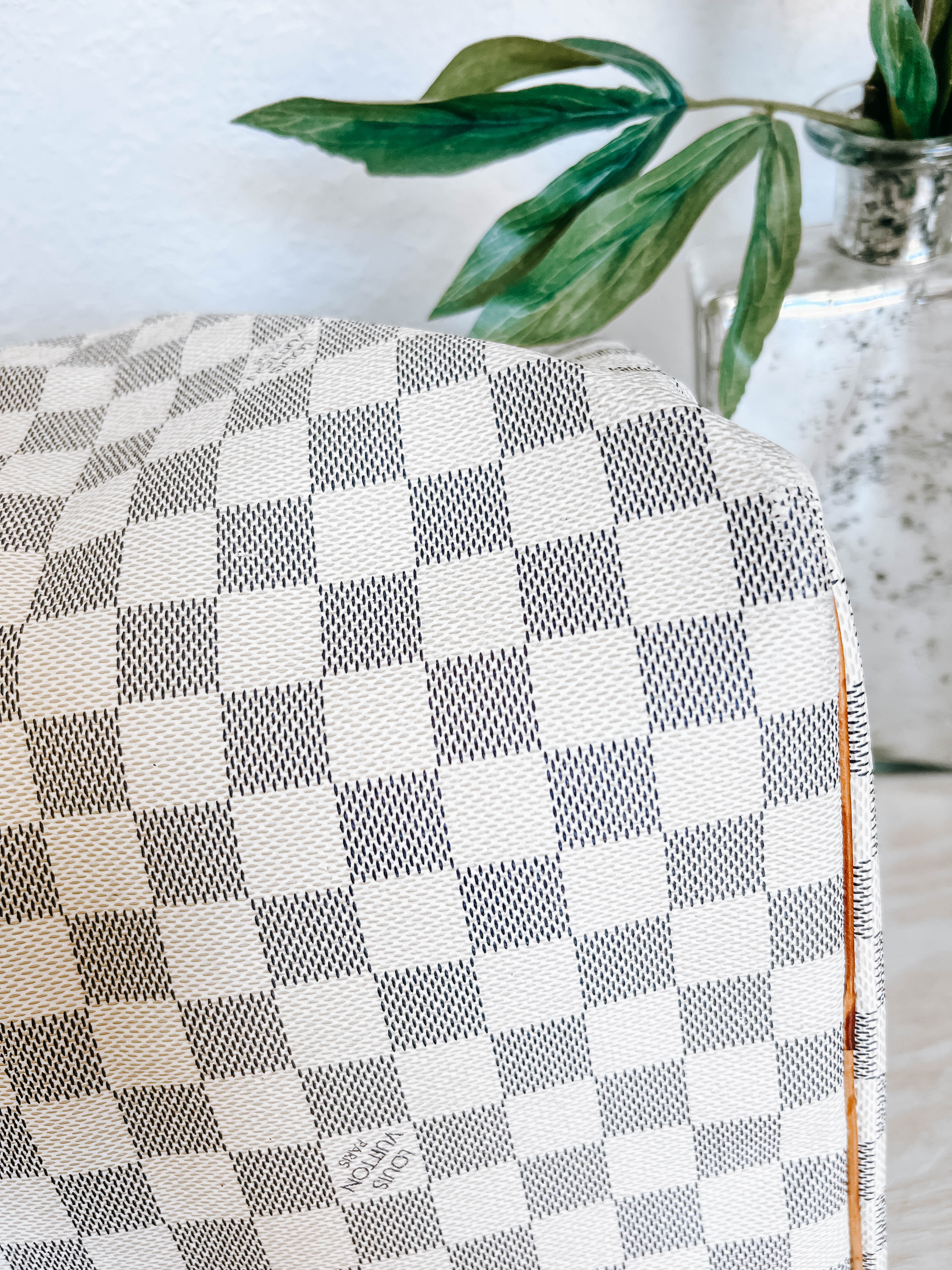 LV Damier Azur Keepall 50
