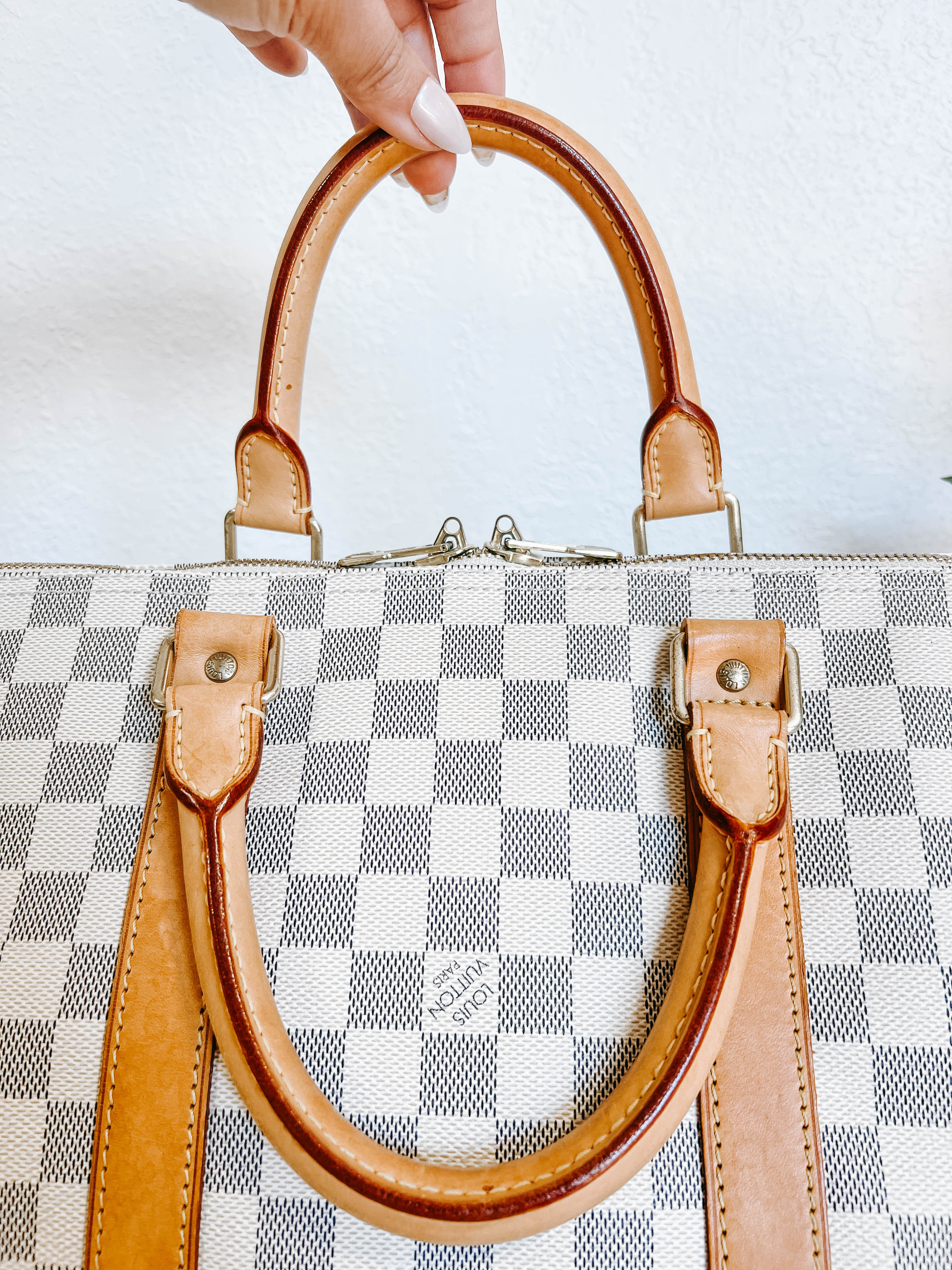 LV Damier Azur Keepall 50