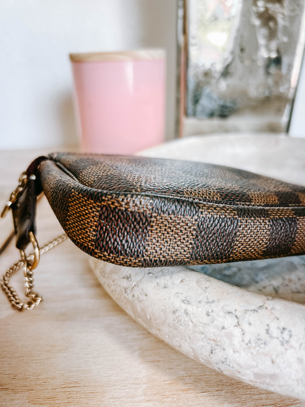 LV Damier Ebene Mini Pochette Accessories