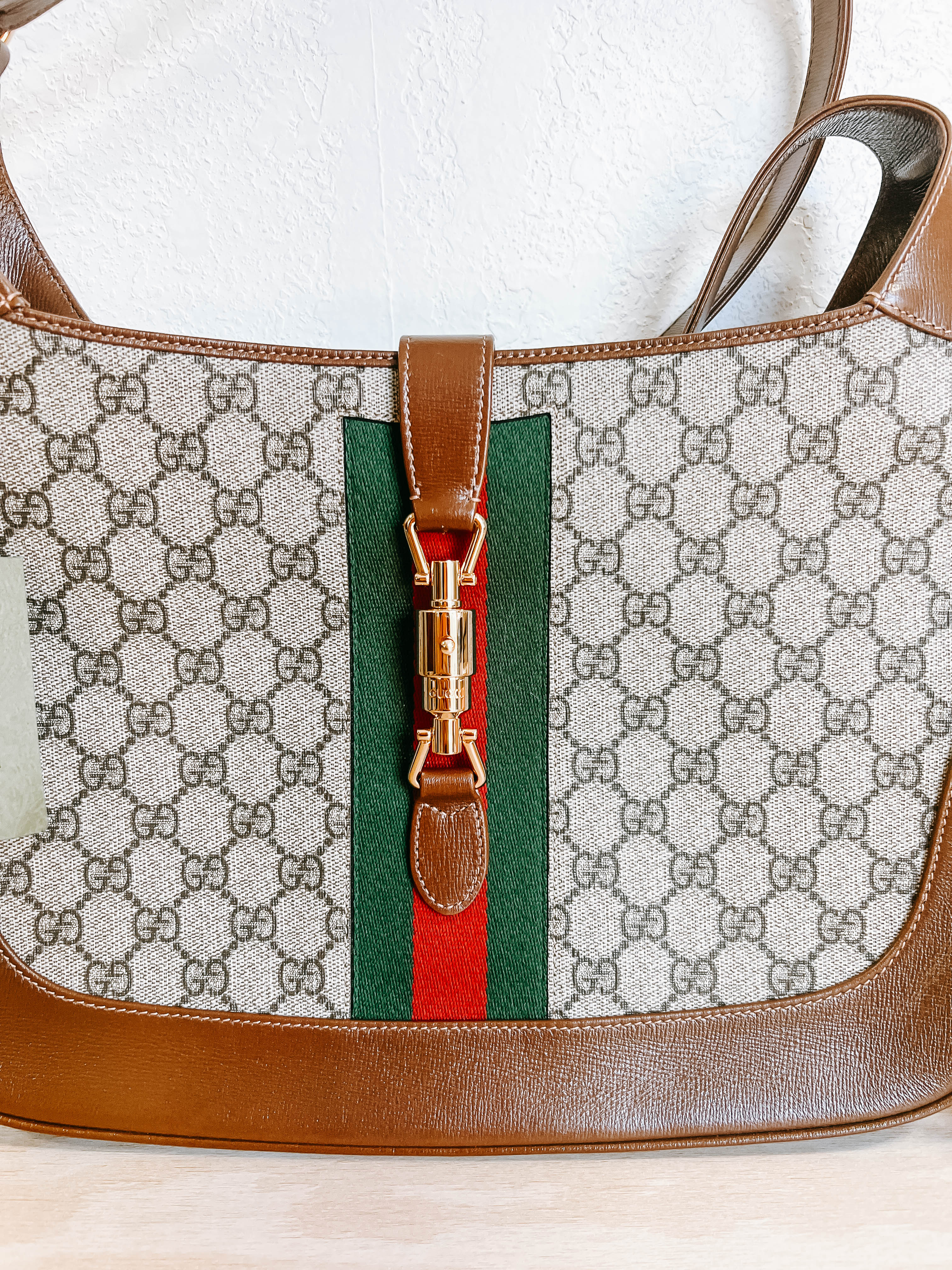 Gucci Medium GG Supreme Jackie 1961 Crossbody Bag