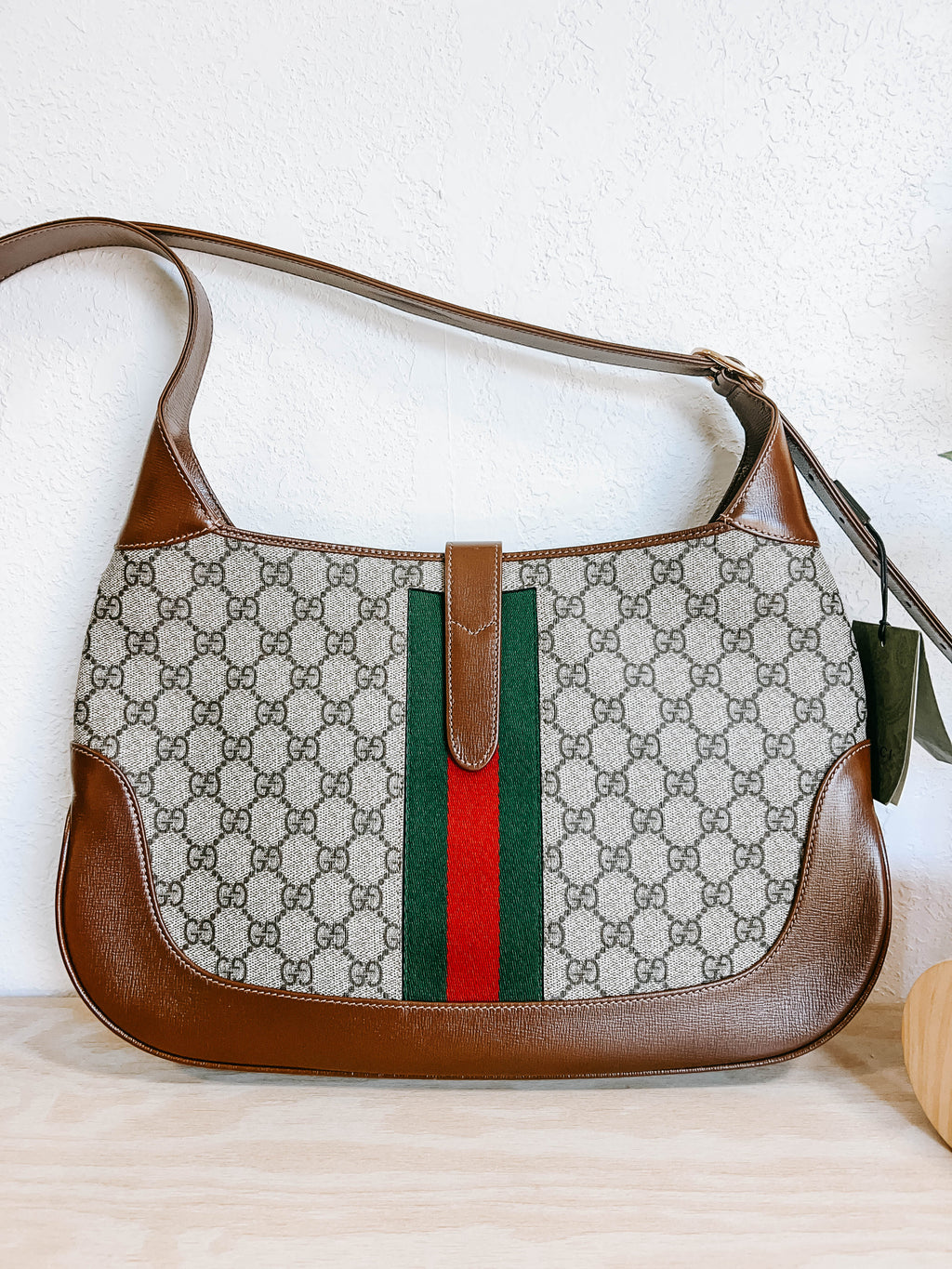 Gucci Medium GG Supreme Jackie 1961 Crossbody Bag