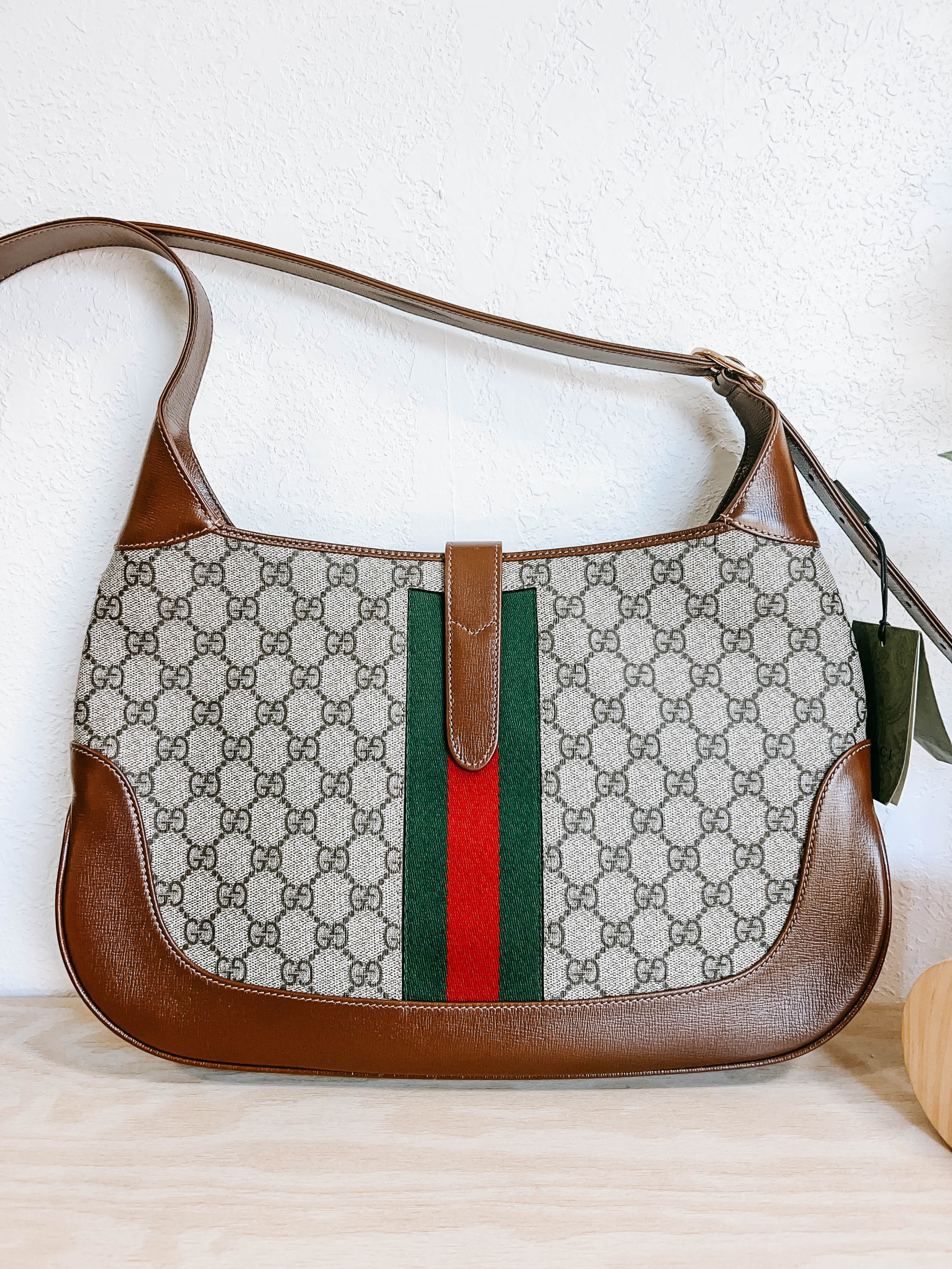 Gucci Medium GG Supreme Jackie 1961 Crossbody Bag