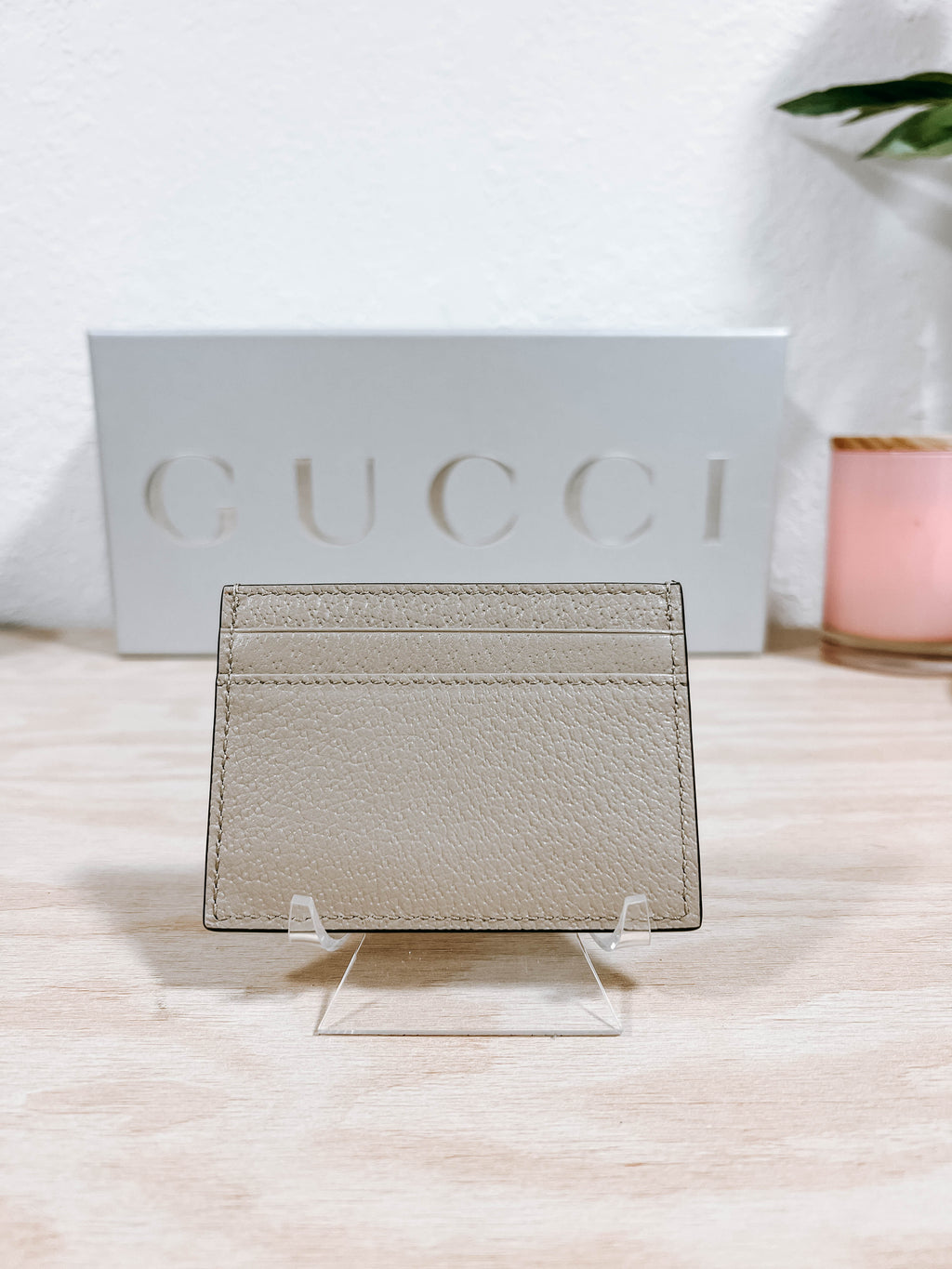Pre-Owned Gucci Horsebit Card Holder Gift Set