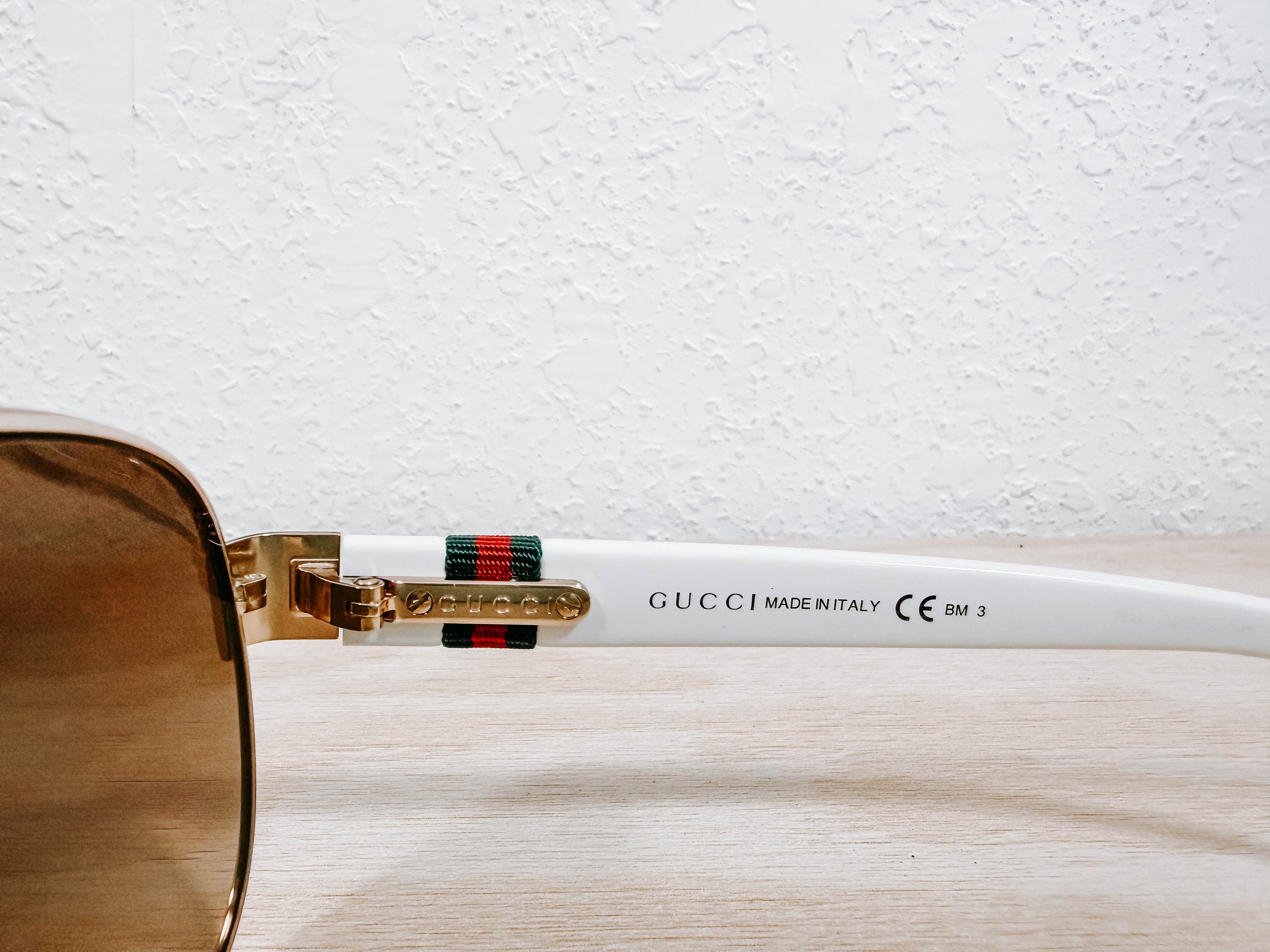 Pre-Owned Gucci GG Sherry Line Aviator Sunglasses *Final Sale*