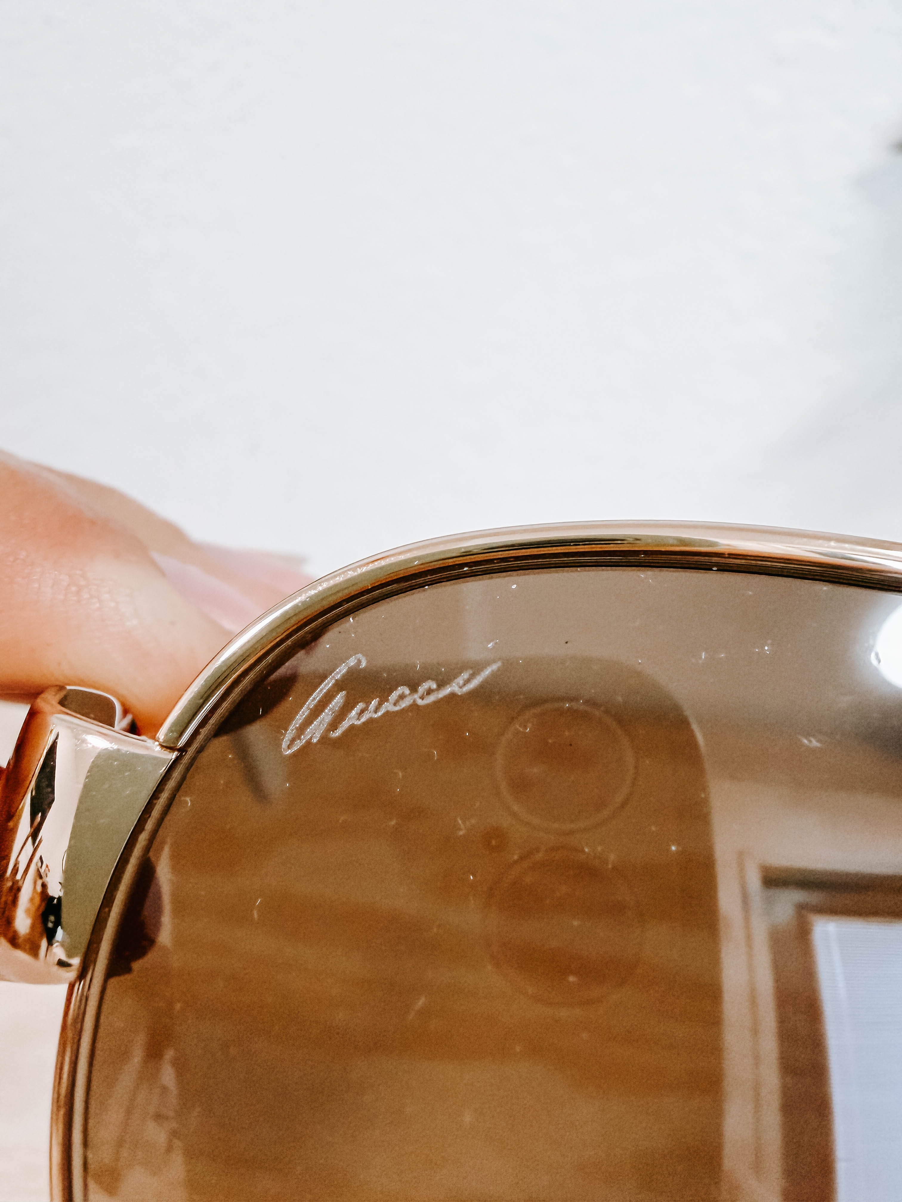 Pre-Owned Gucci GG Sherry Line Aviator Sunglasses *Final Sale*